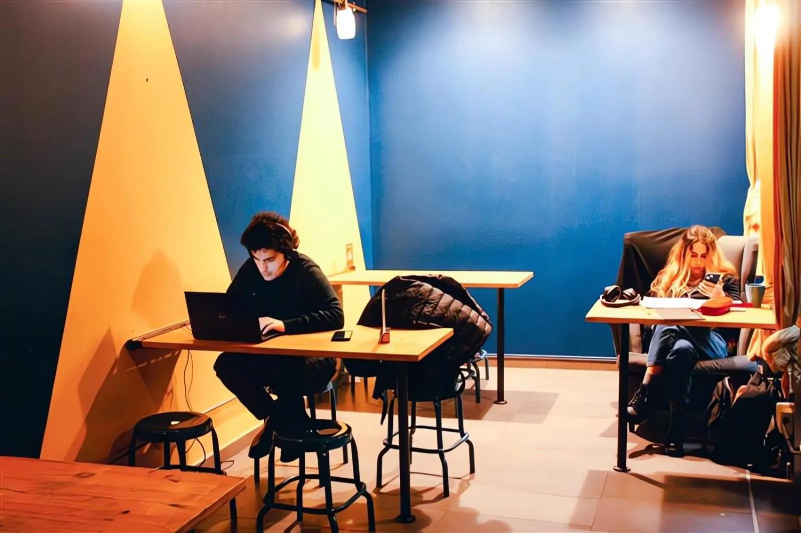 Seating area in Ostello Bello Milano Centrale