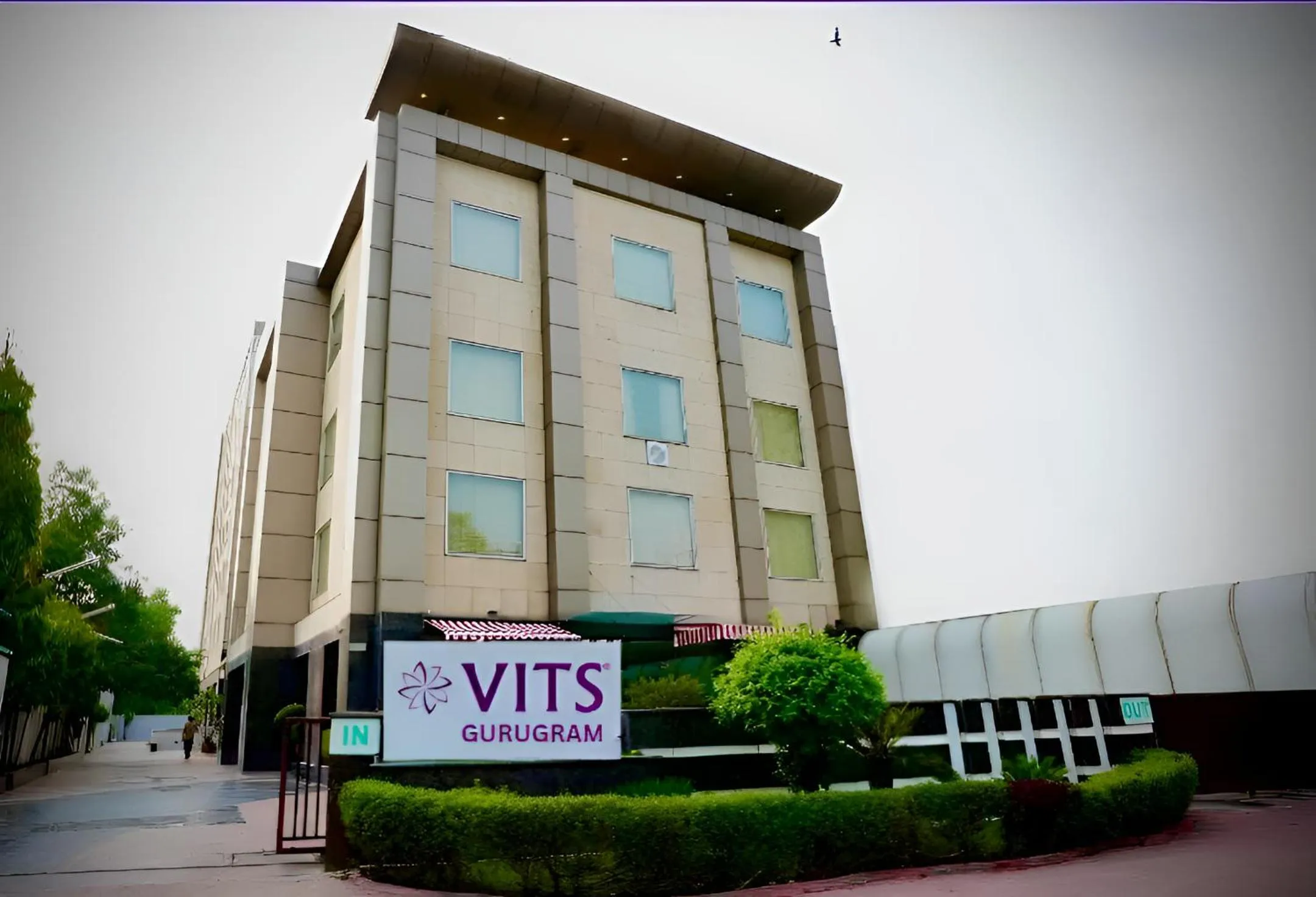 Facade/entrance in VITS Gurugram formerly known as Windsor Heights