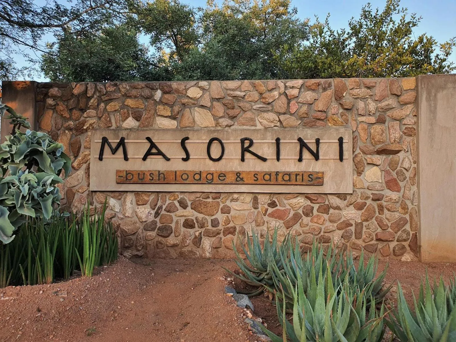 Facade/entrance in Masorini Bush Lodge & Safari Tents