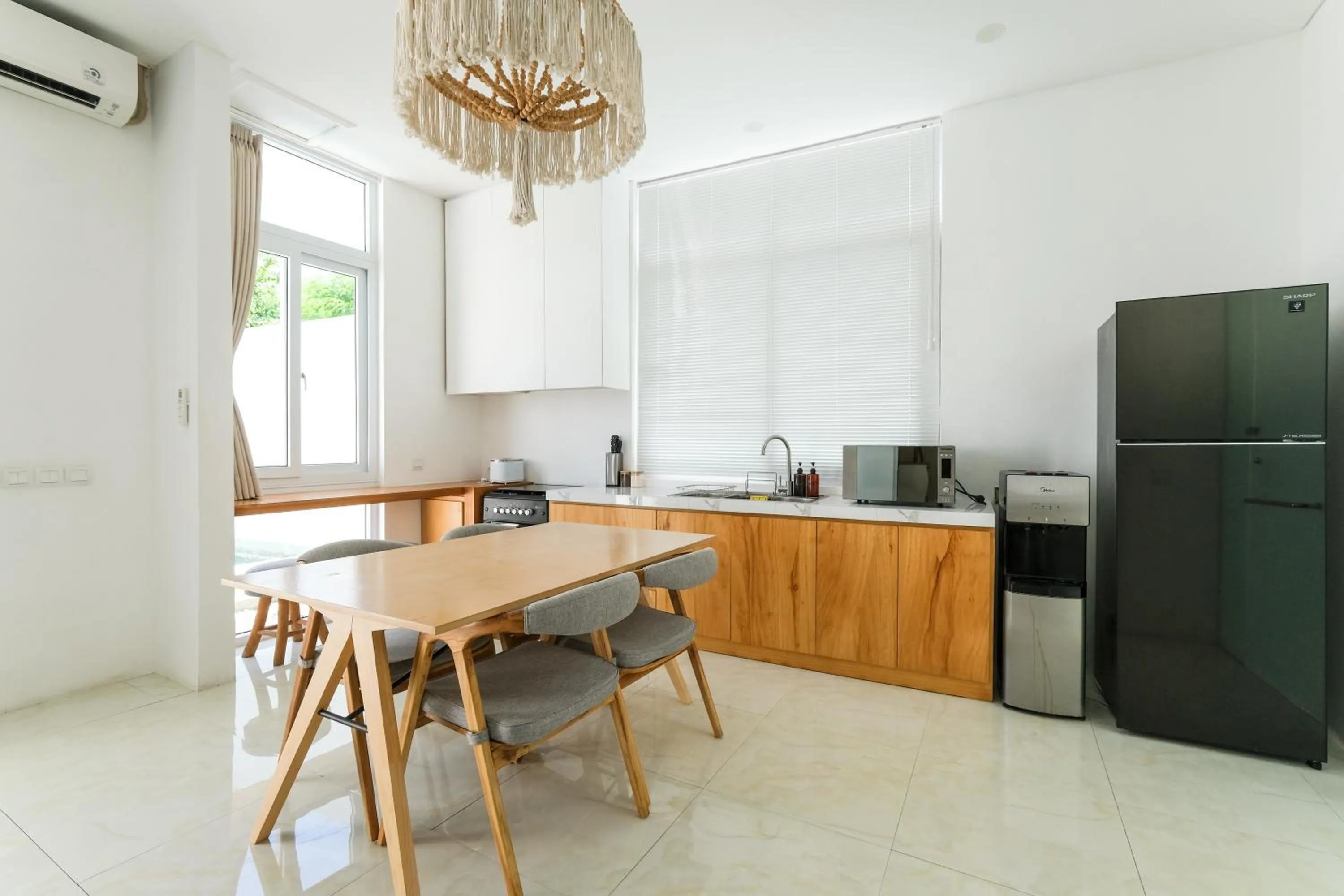 Dining area in Villa Christine Canggu