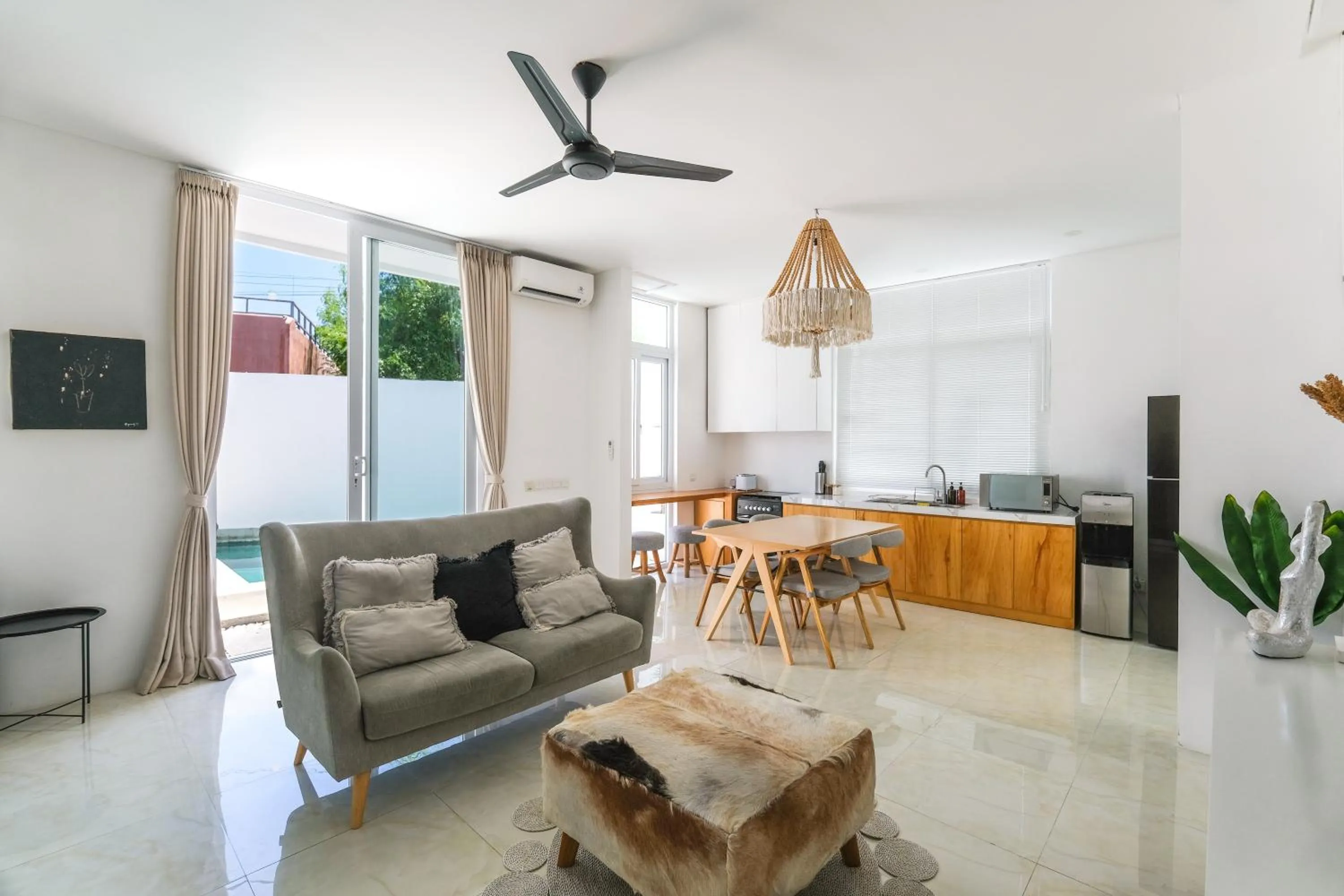 Living room in Villa Christine Canggu