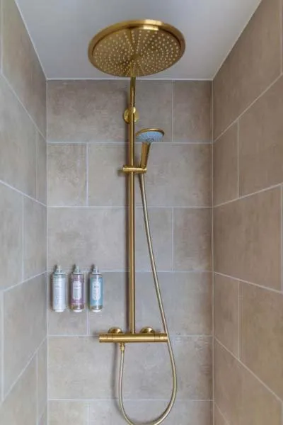 Shower in Hørby Færgekro