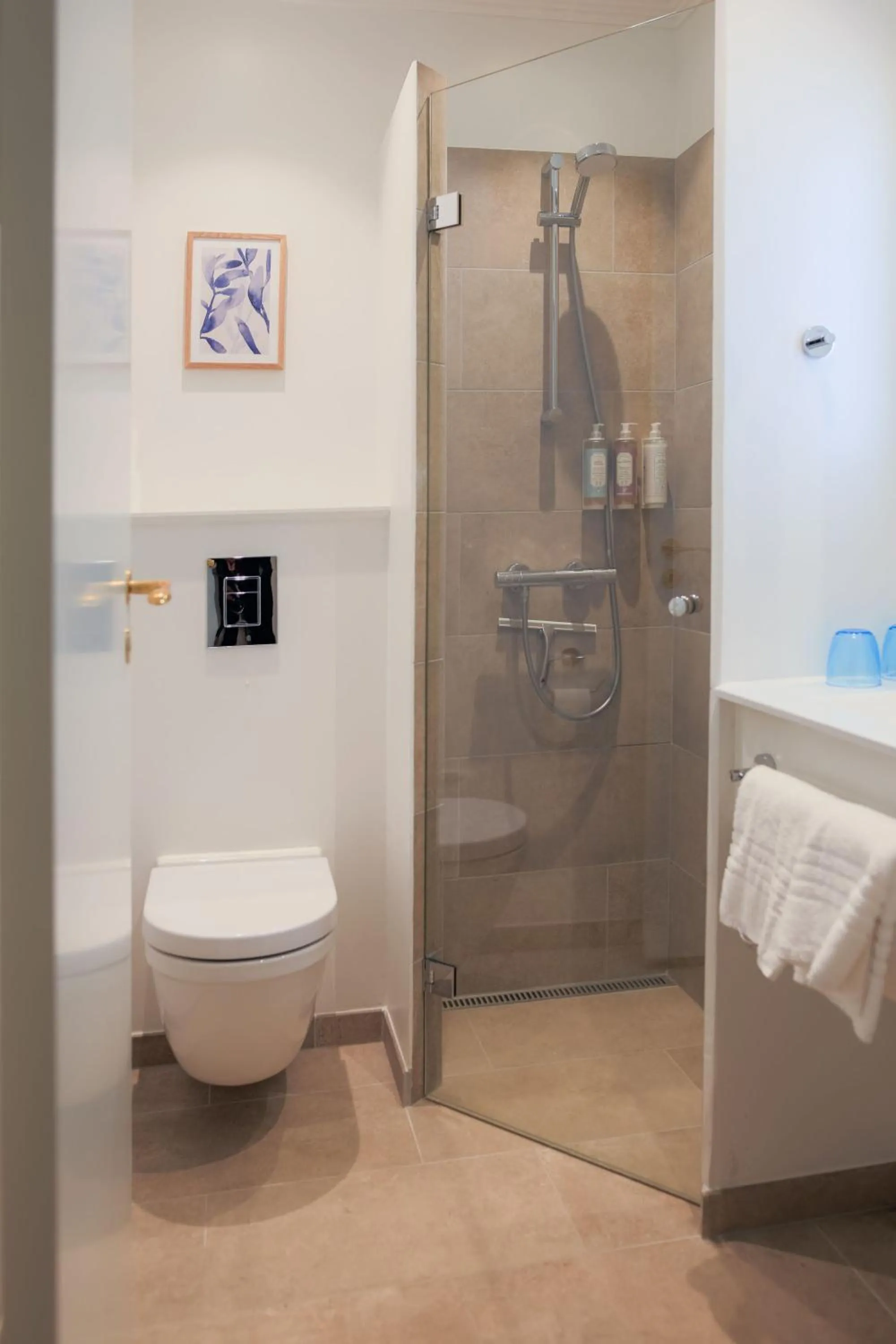 Shower in Hørby Færgekro