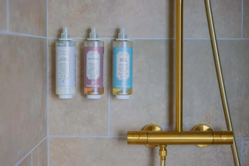 Shower in Hørby Færgekro