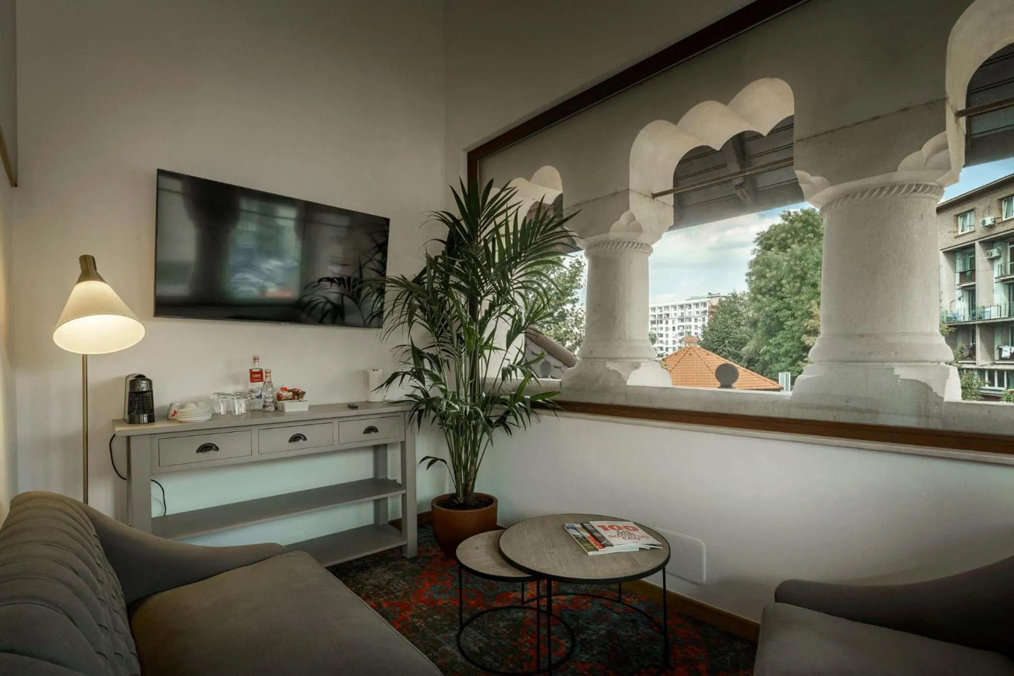 Seating area in La Boheme Boutique Casa Soare