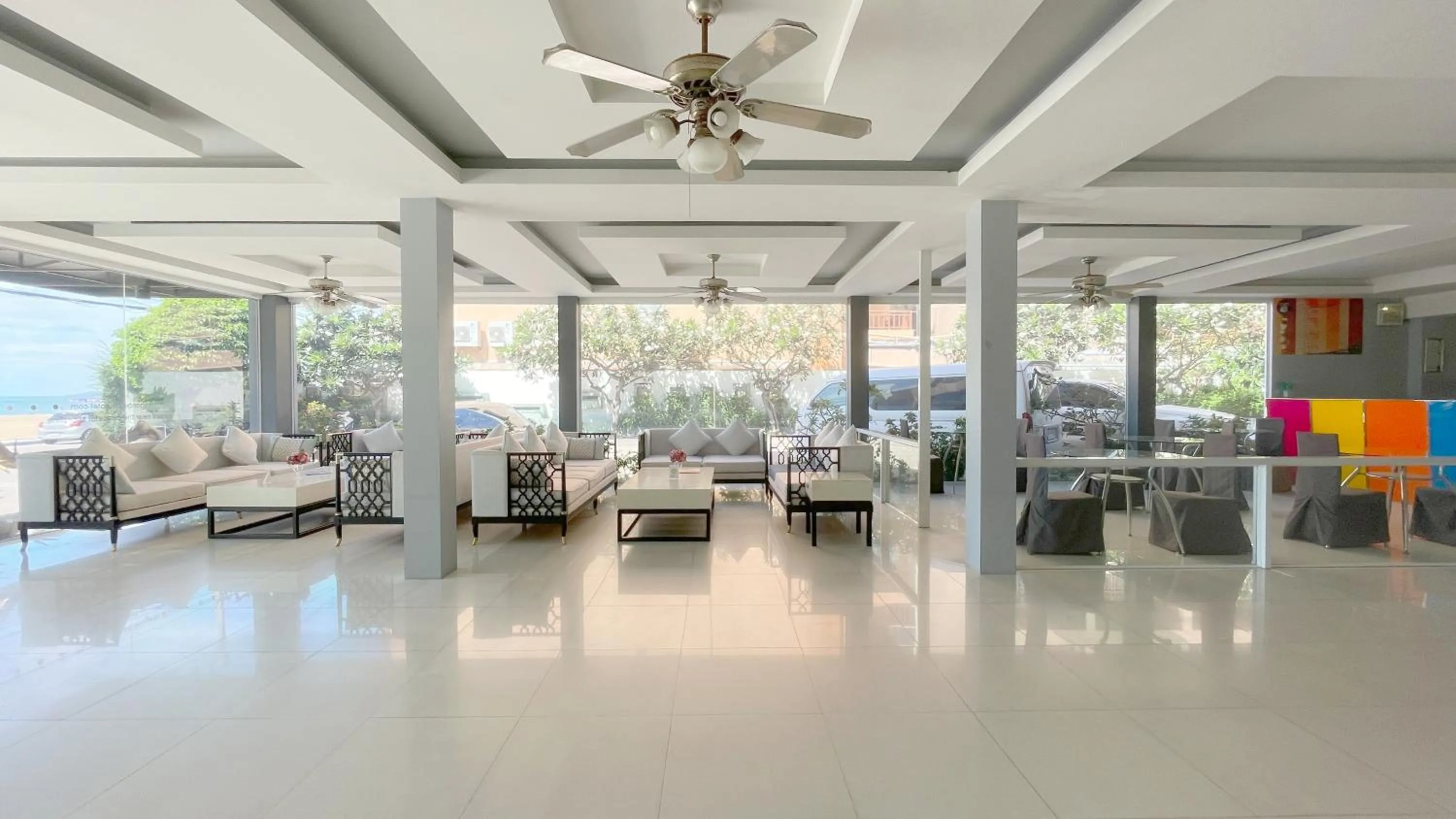 Seating area in Dragon Beach Resort , Jomtien Beach Pattaya