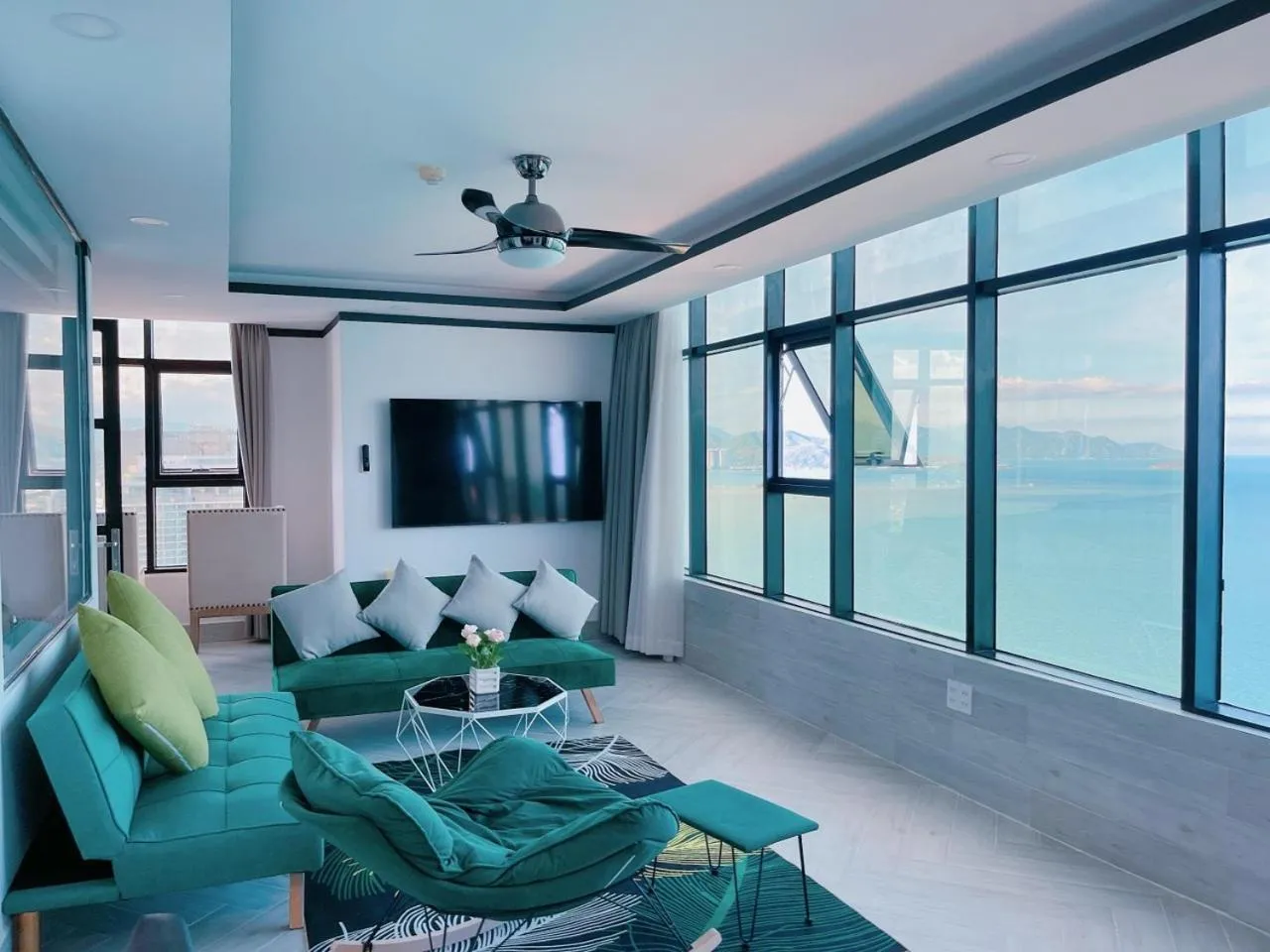 TV and multimedia in Pearl Nha Trang Beach Apartment