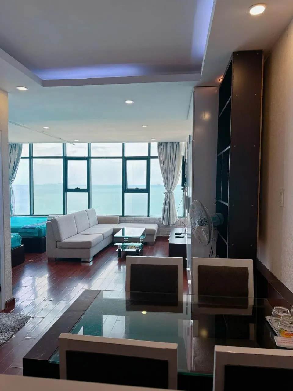 Bed in Pearl Nha Trang Beach Apartment