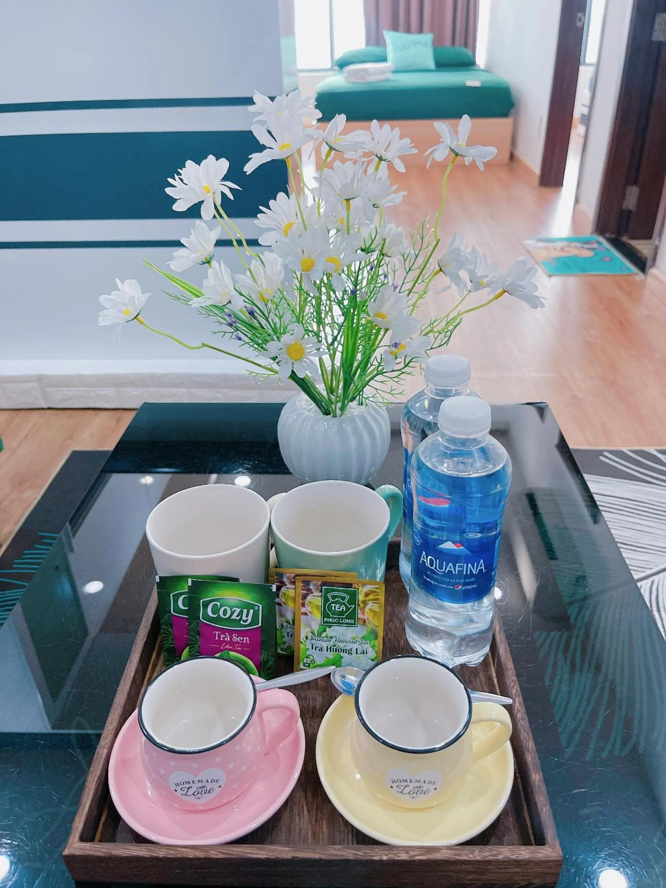 Living room in Pearl Nha Trang Beach Apartment