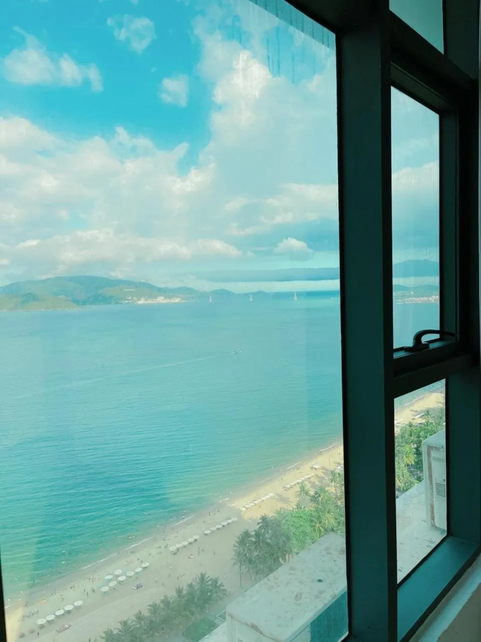 Sea view in Pearl Nha Trang Beach Apartment