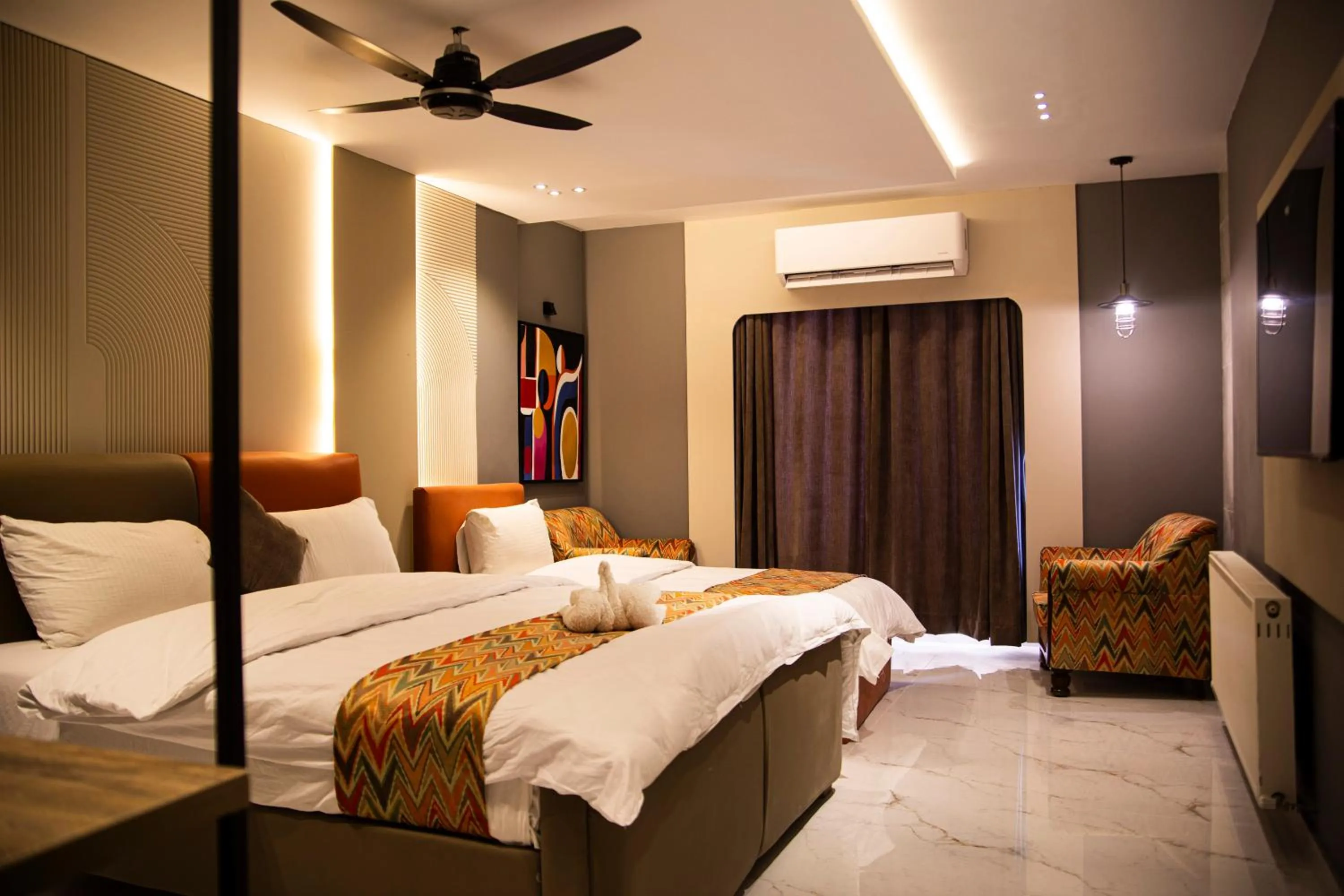 Bed in Metropole Hotel