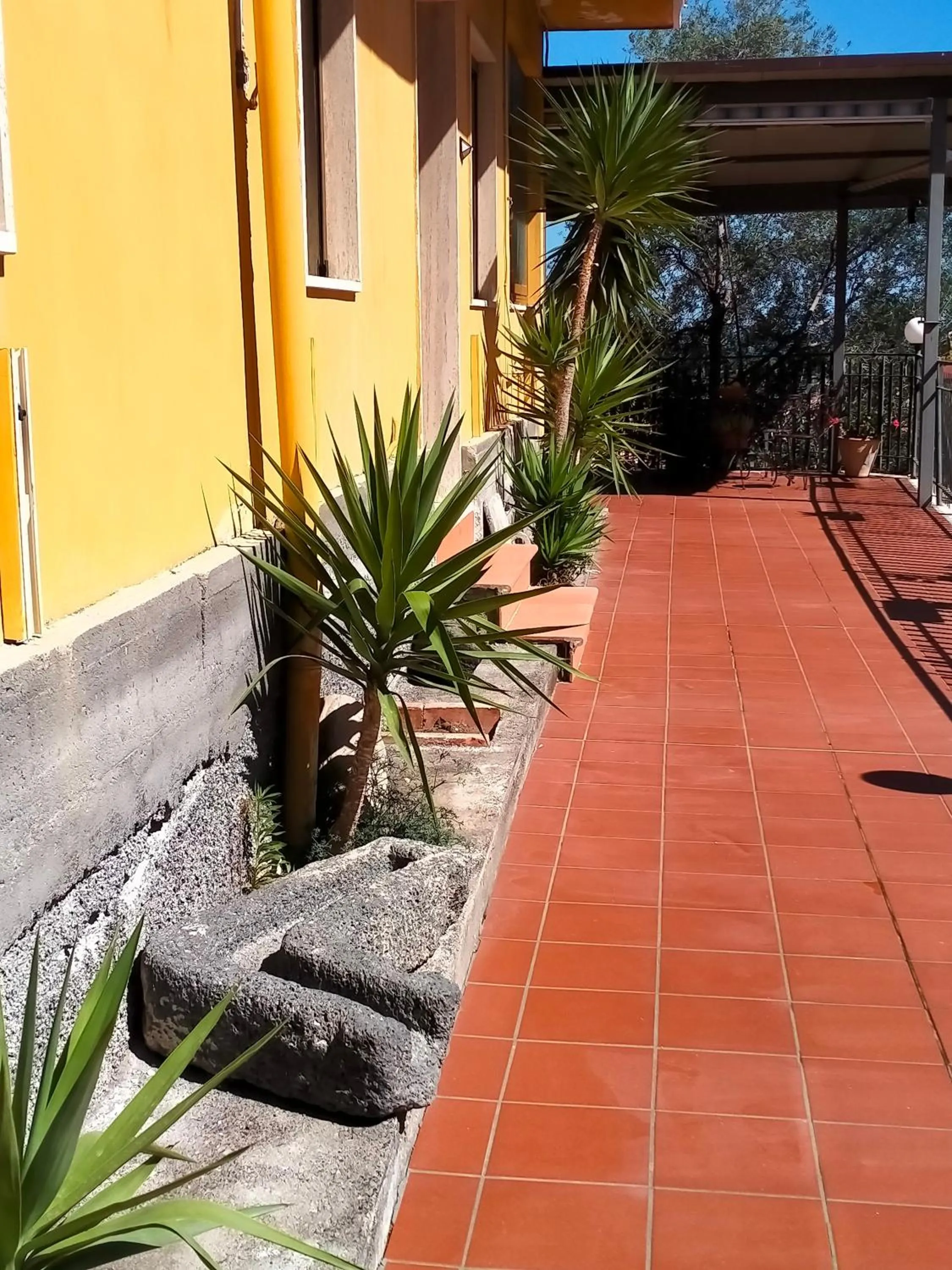 Inner courtyard view in Il Siriaco