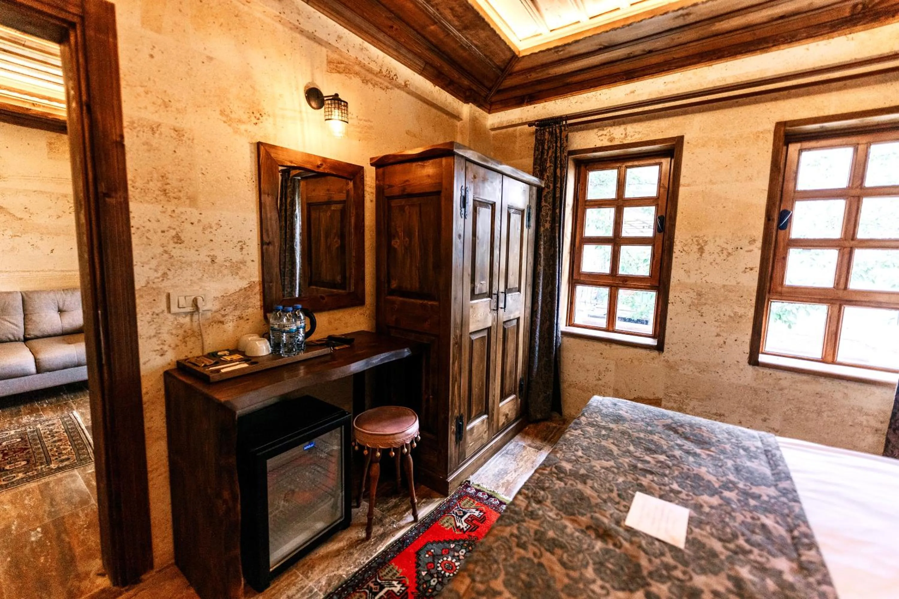 Bed in Flavia Cappadocia Hotel