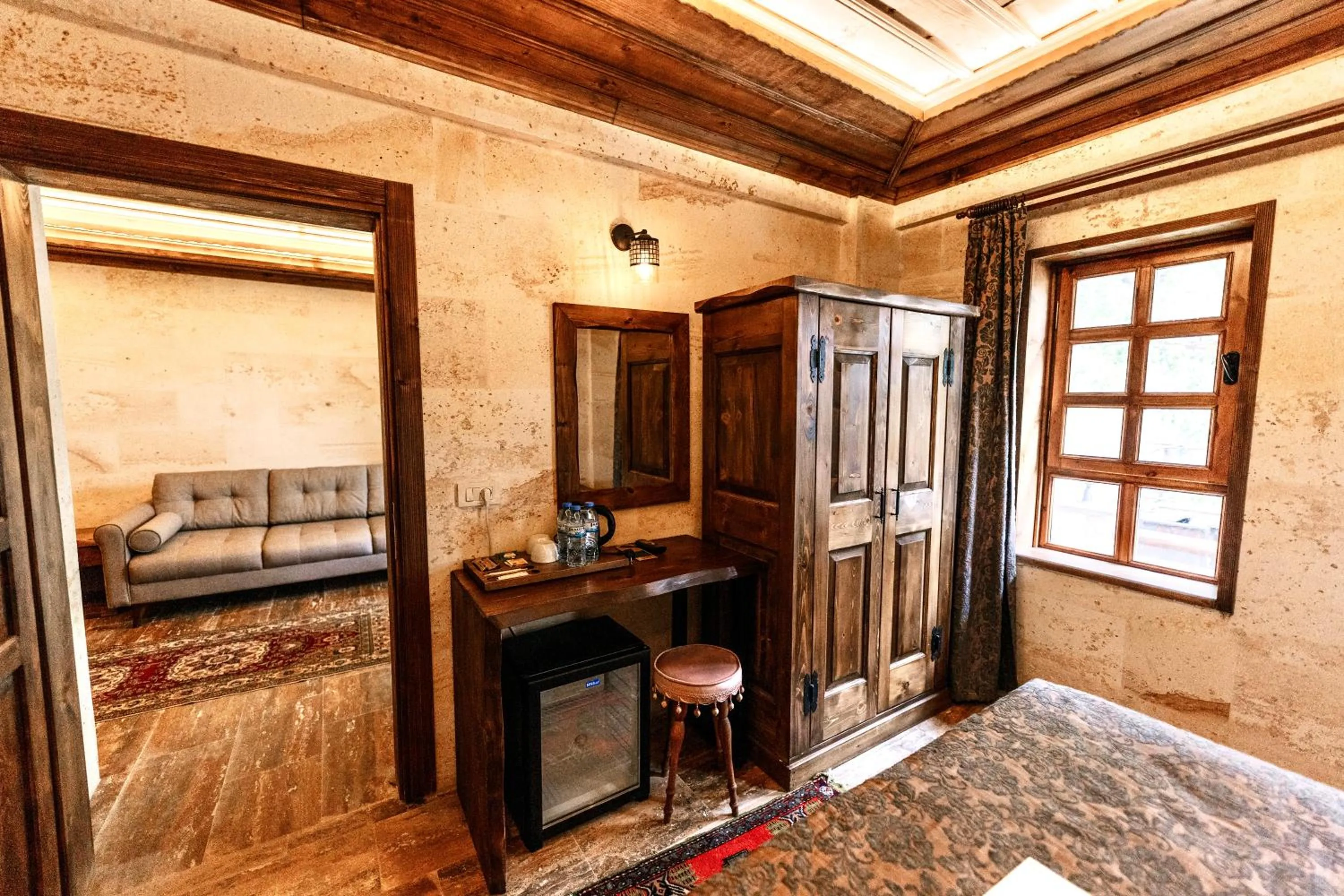 Bed in Flavia Cappadocia Hotel