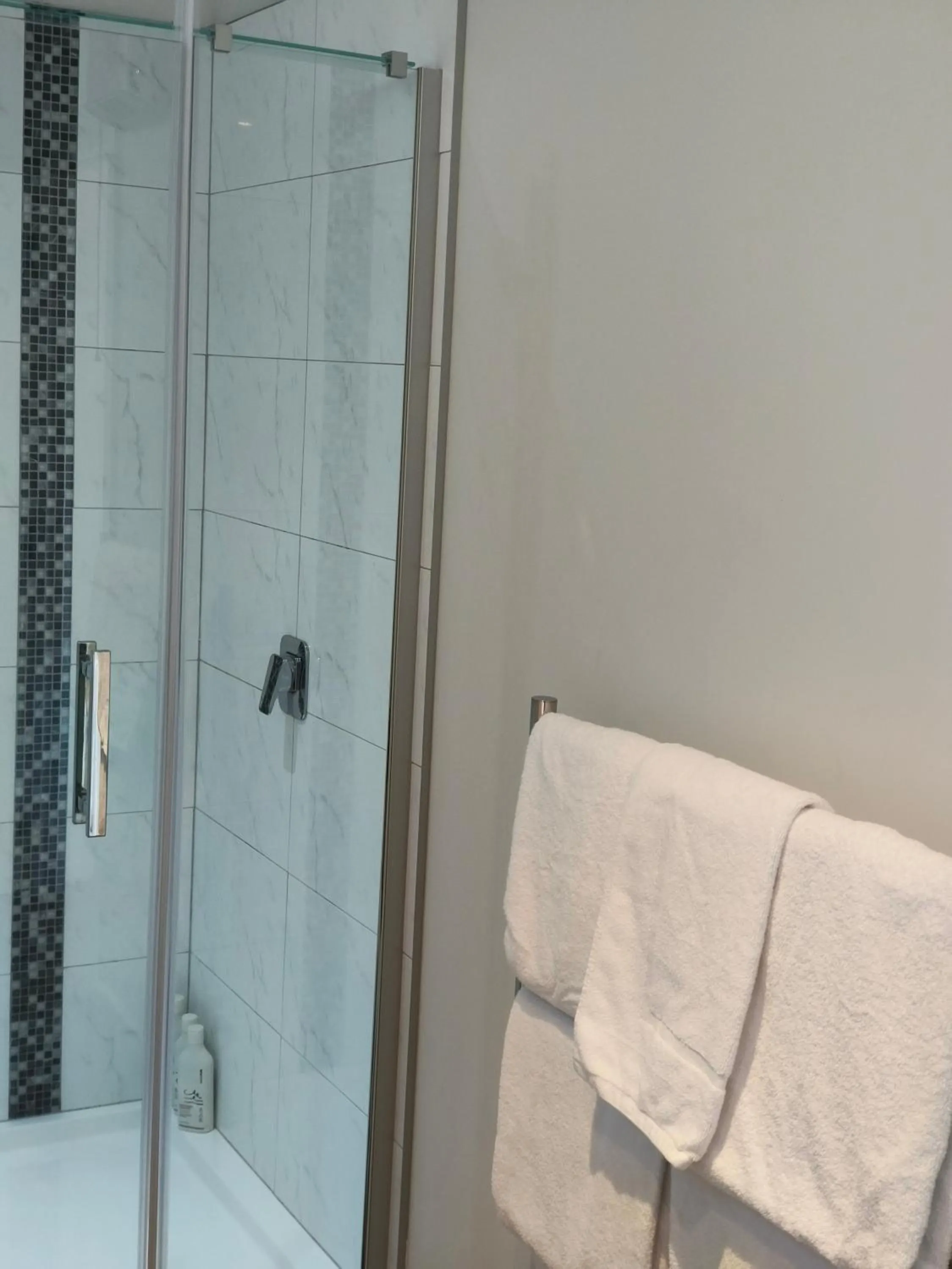 Shower in Braxmere Lodge