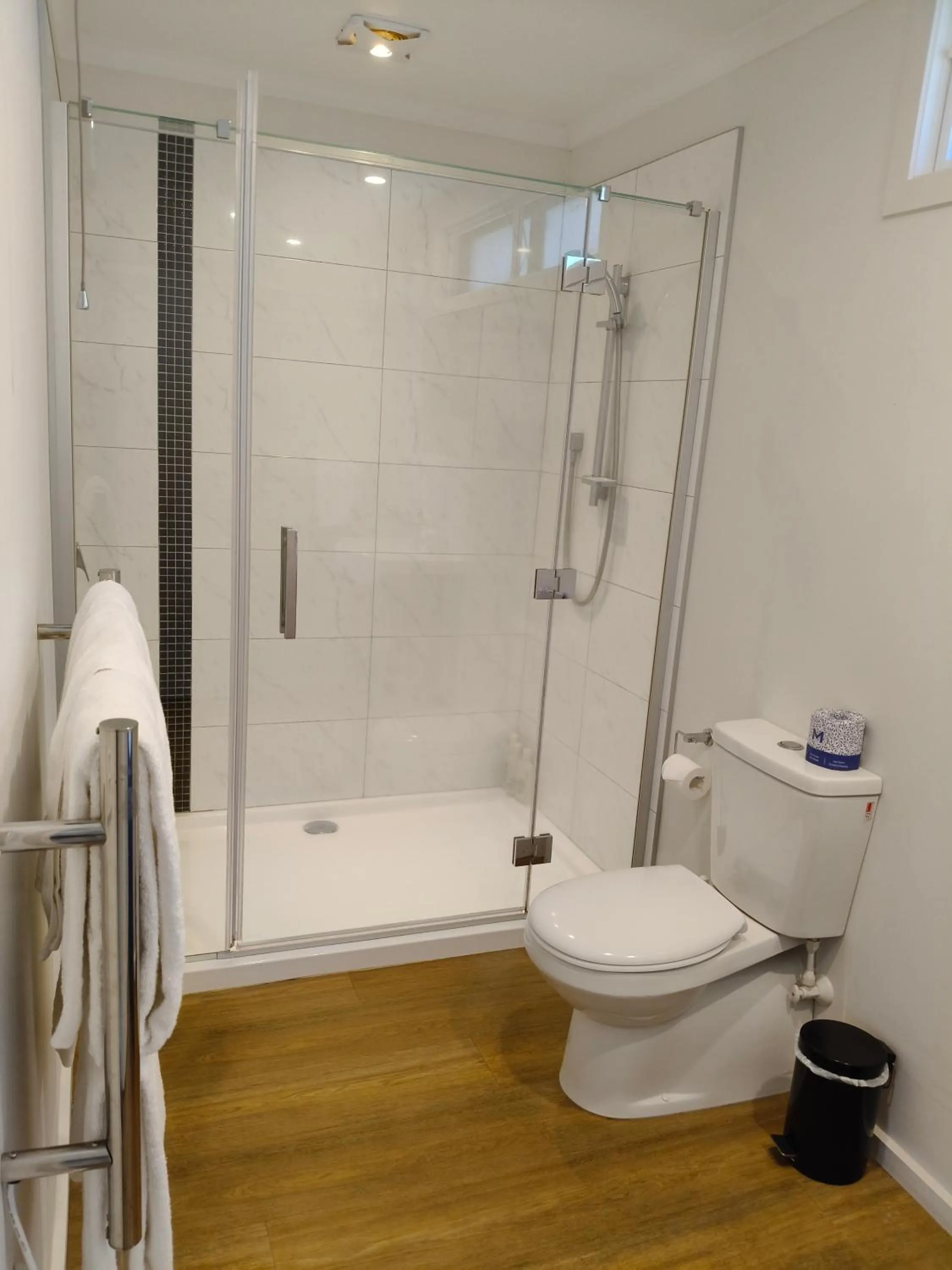 Shower in Braxmere Lodge