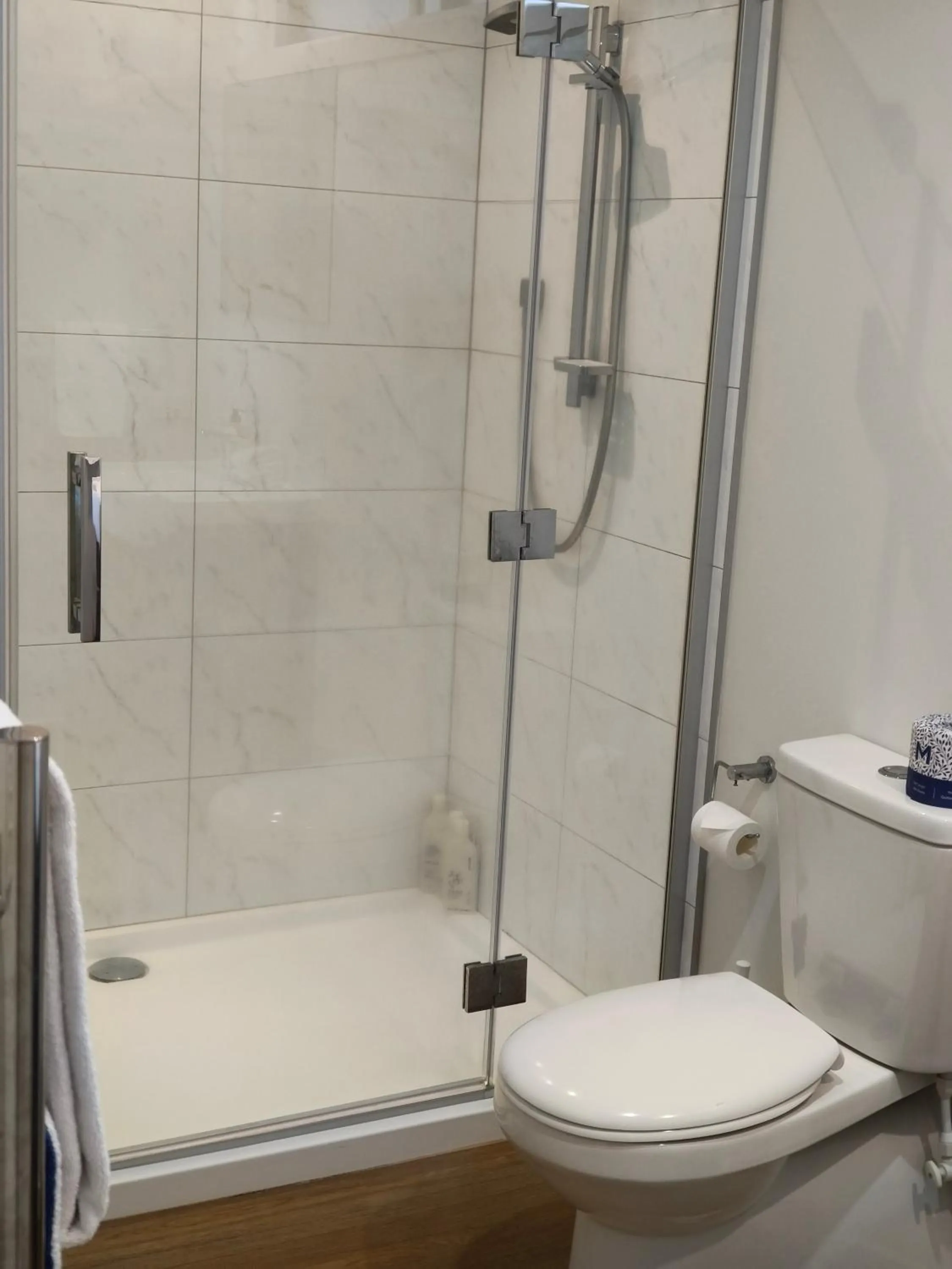 Shower in Braxmere Lodge