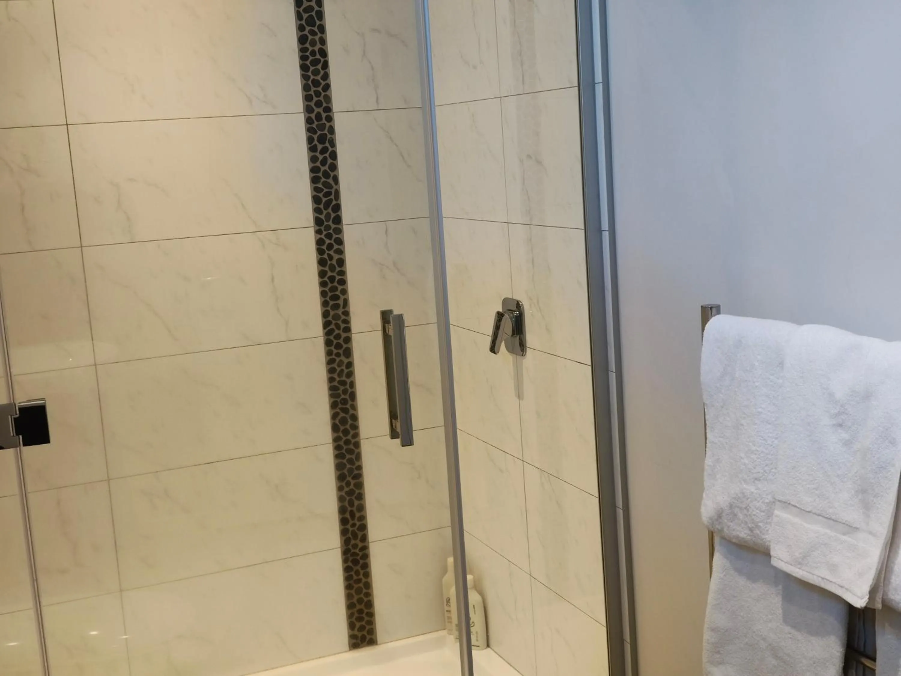 Shower in Braxmere Lodge