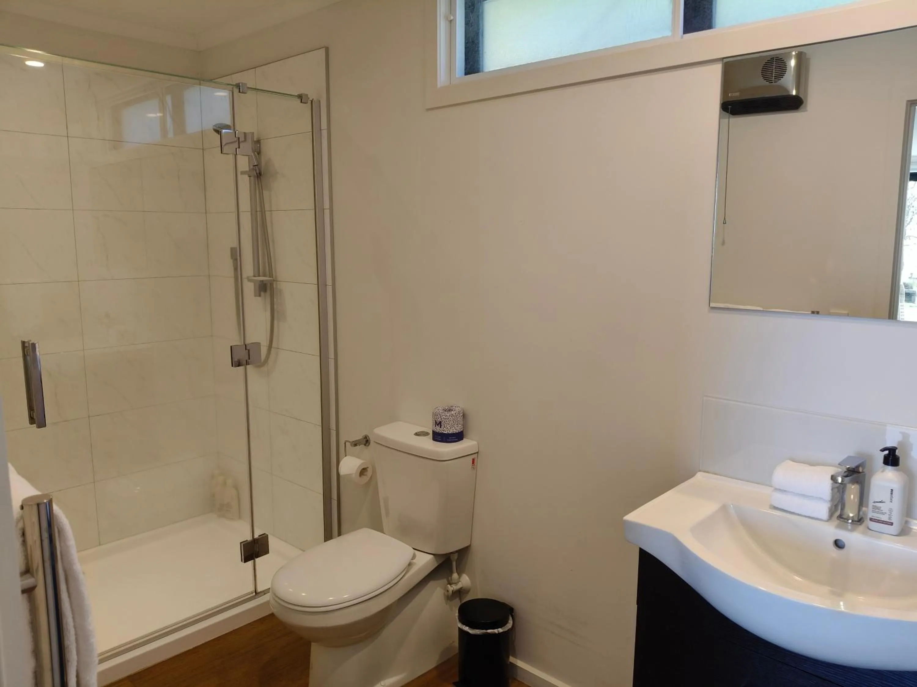 Shower in Braxmere Lodge