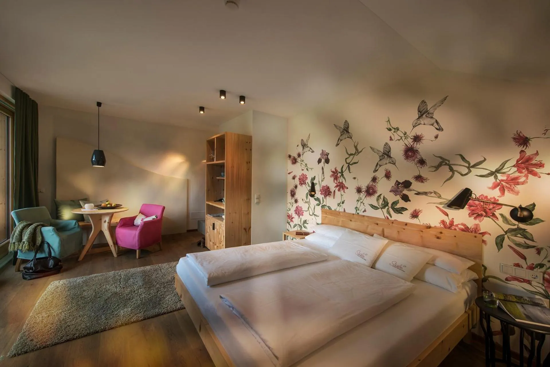 Photo of the whole room, Bed in Naturhotel Saalerwirt