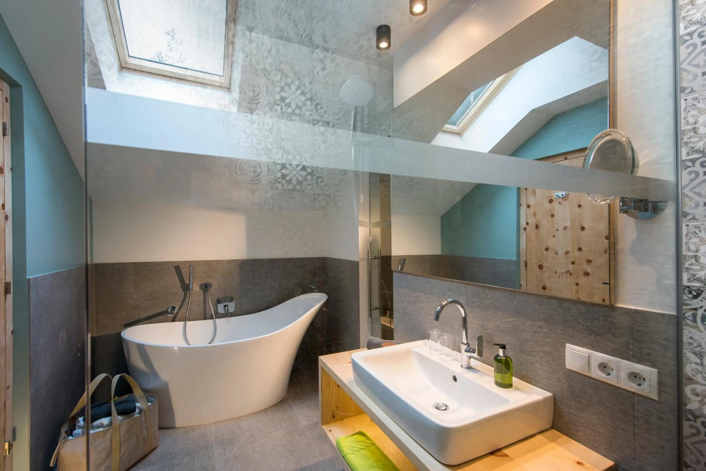 Bathroom in Naturhotel Saalerwirt