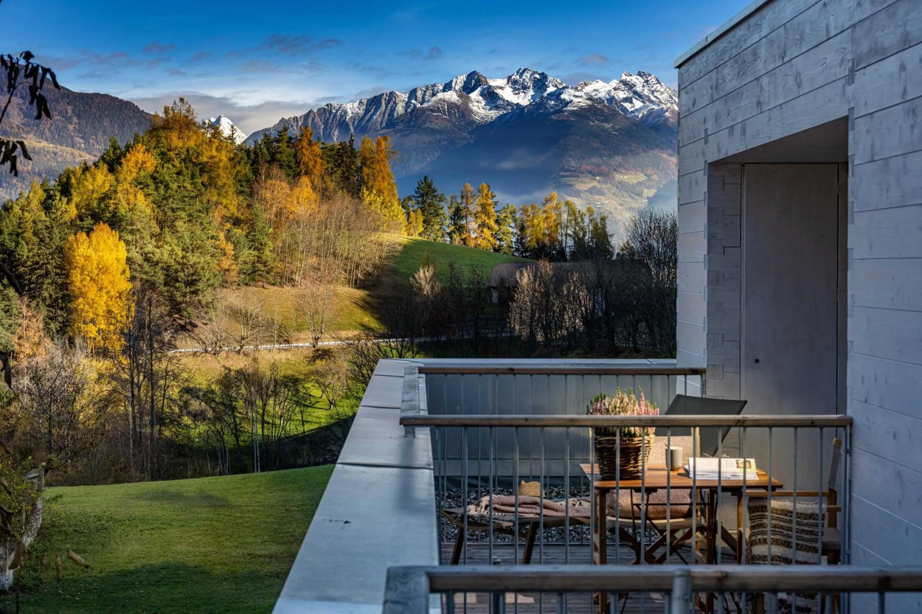 Balcony/Terrace in Naturhotel Saalerwirt