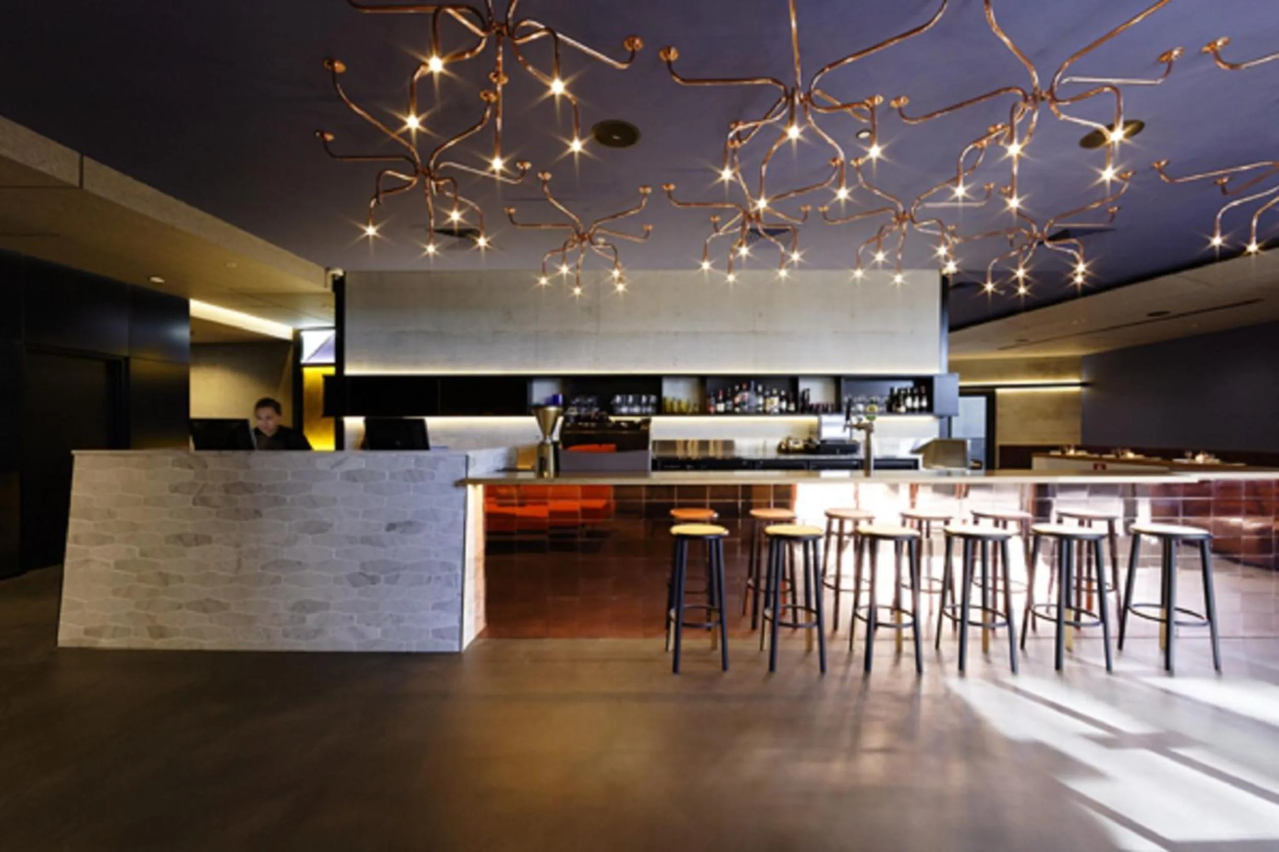 Lounge or bar in Alpha Mosaic Hotel Fortitude Valley Brisbane