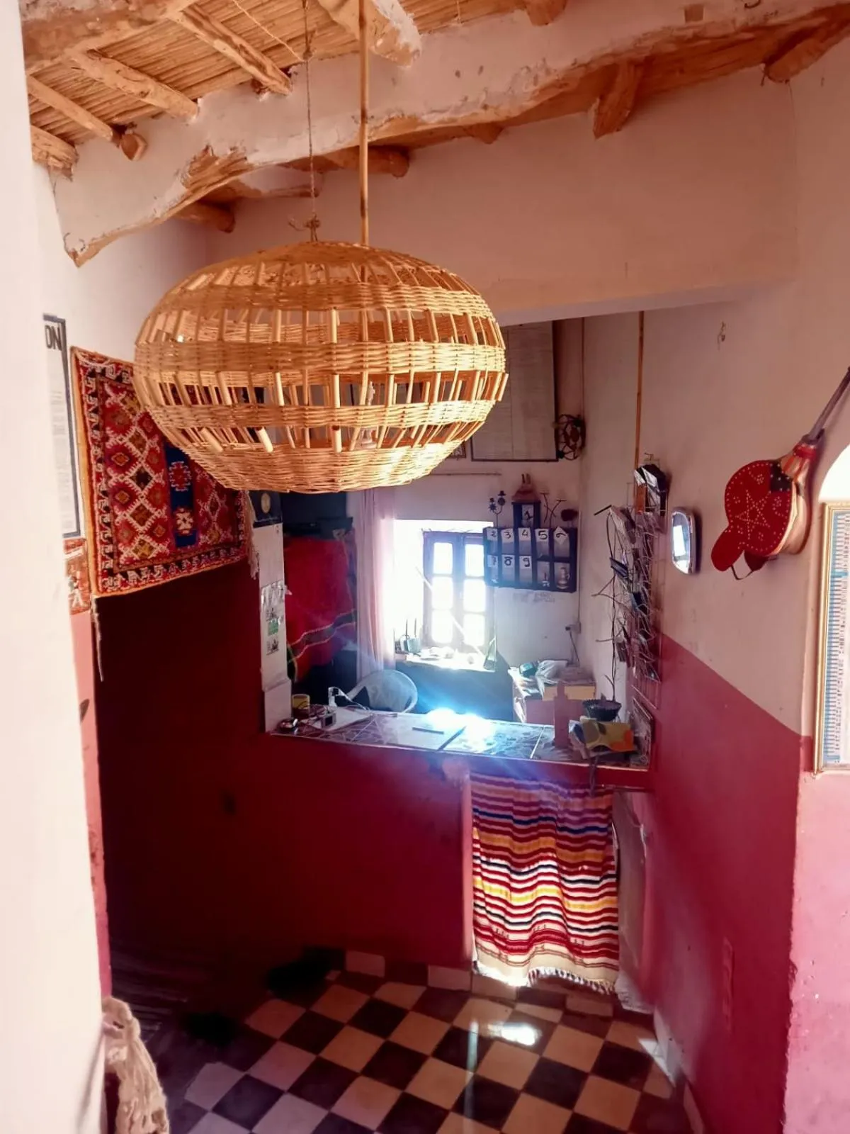 Lobby or reception in auberge restau tombouctou