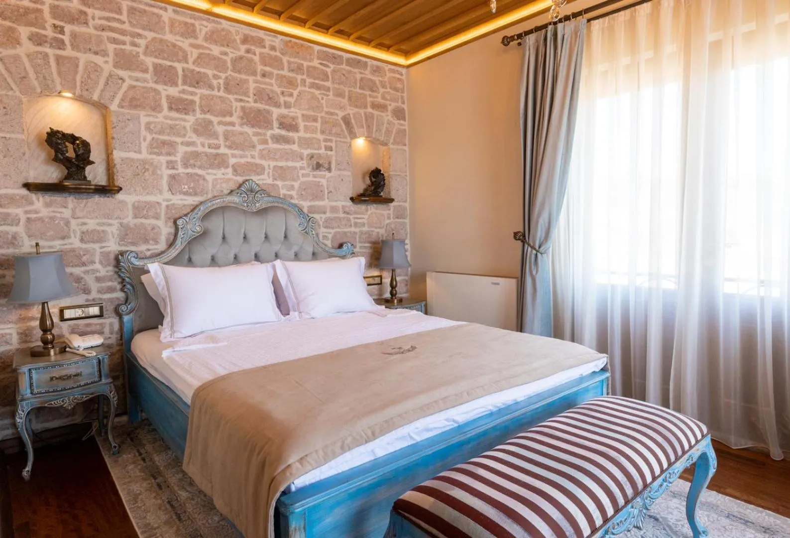 Bed in CUNDA BARADİEL Hotel