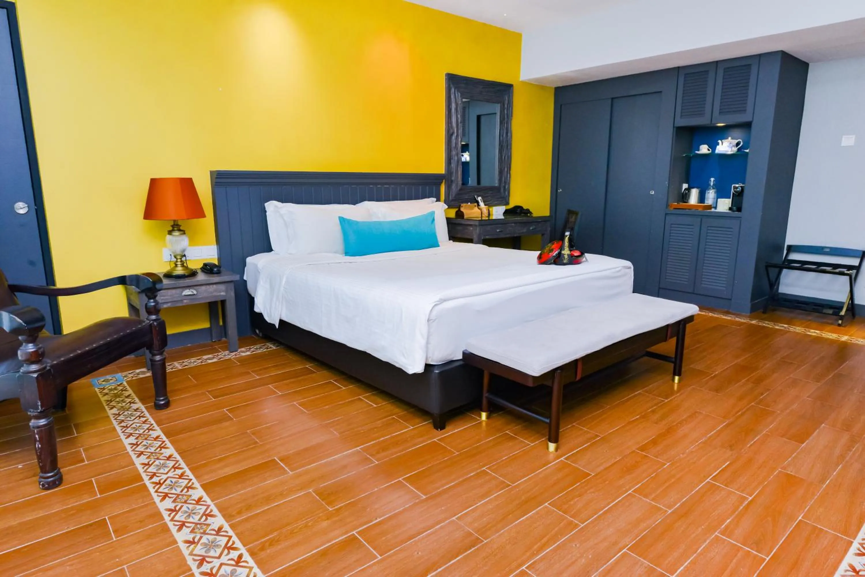 Bed in Sojourn Spa Hotel Melaka