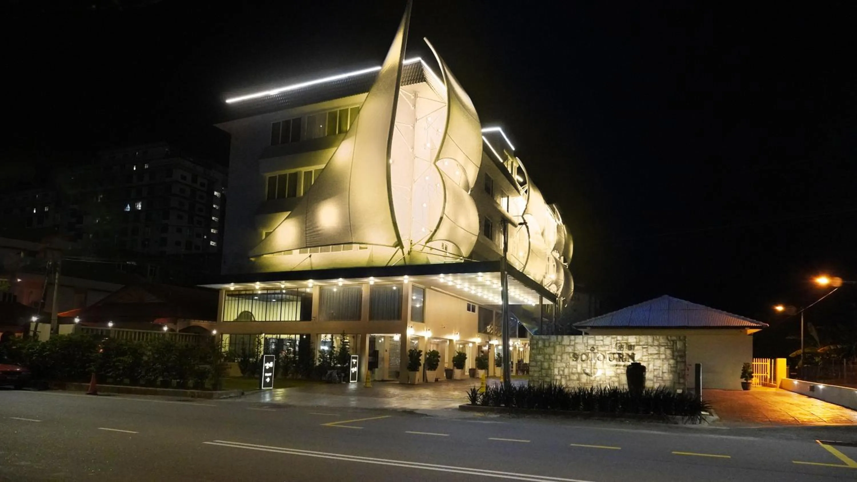 Property building in Sojourn Spa Hotel Melaka