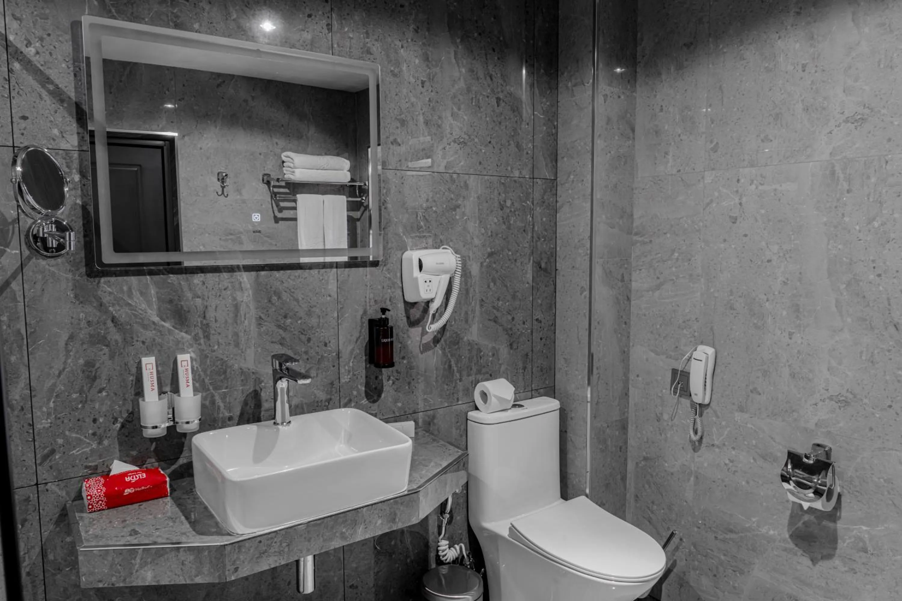 Shower in HUSMA Hotel & Spa