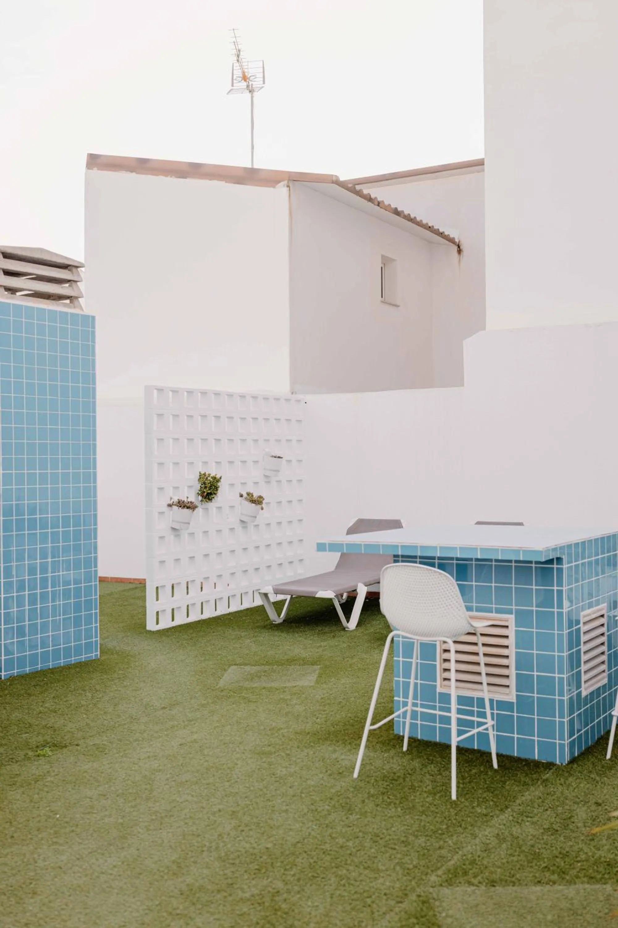 Patio in Apartamentos 525 Los Narejos