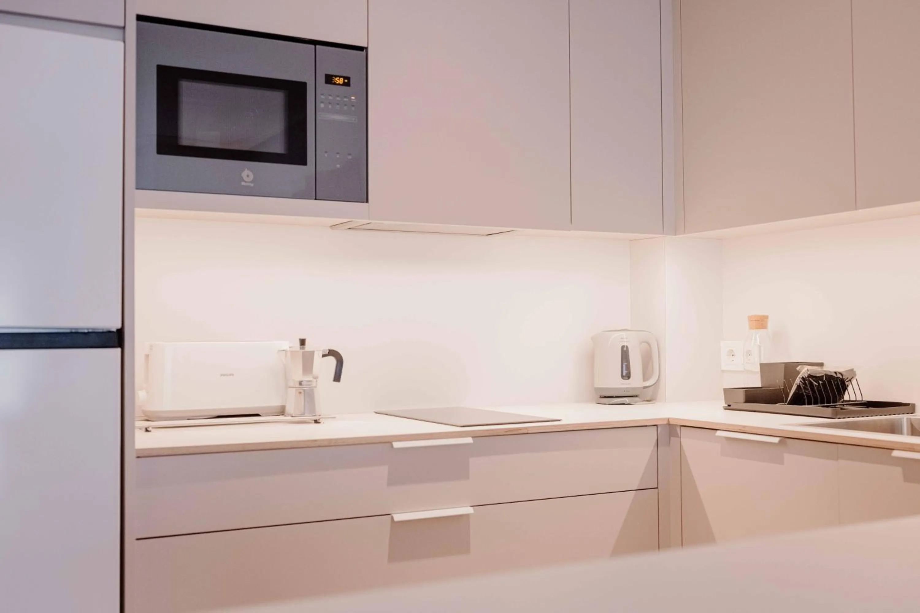 Kitchen or kitchenette in Apartamentos 525 Los Narejos