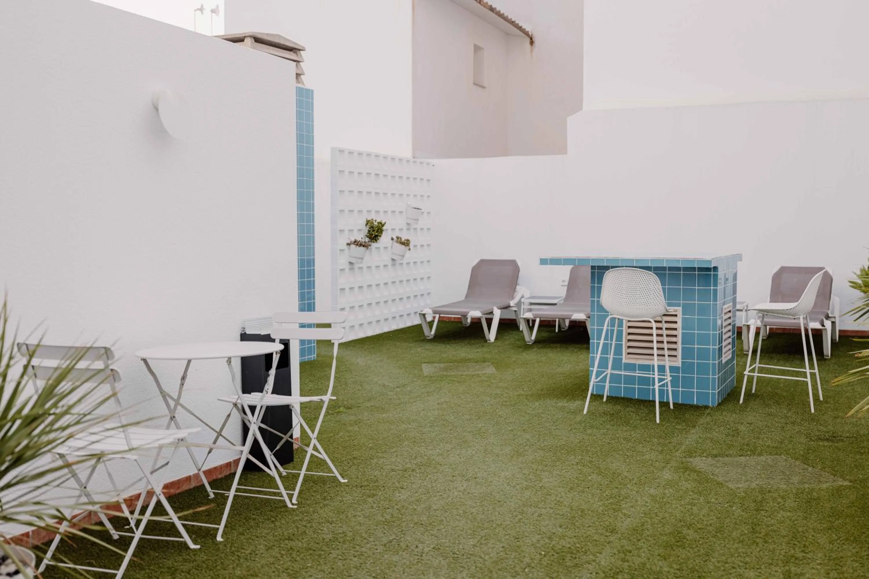 Patio in Apartamentos 525 Los Narejos