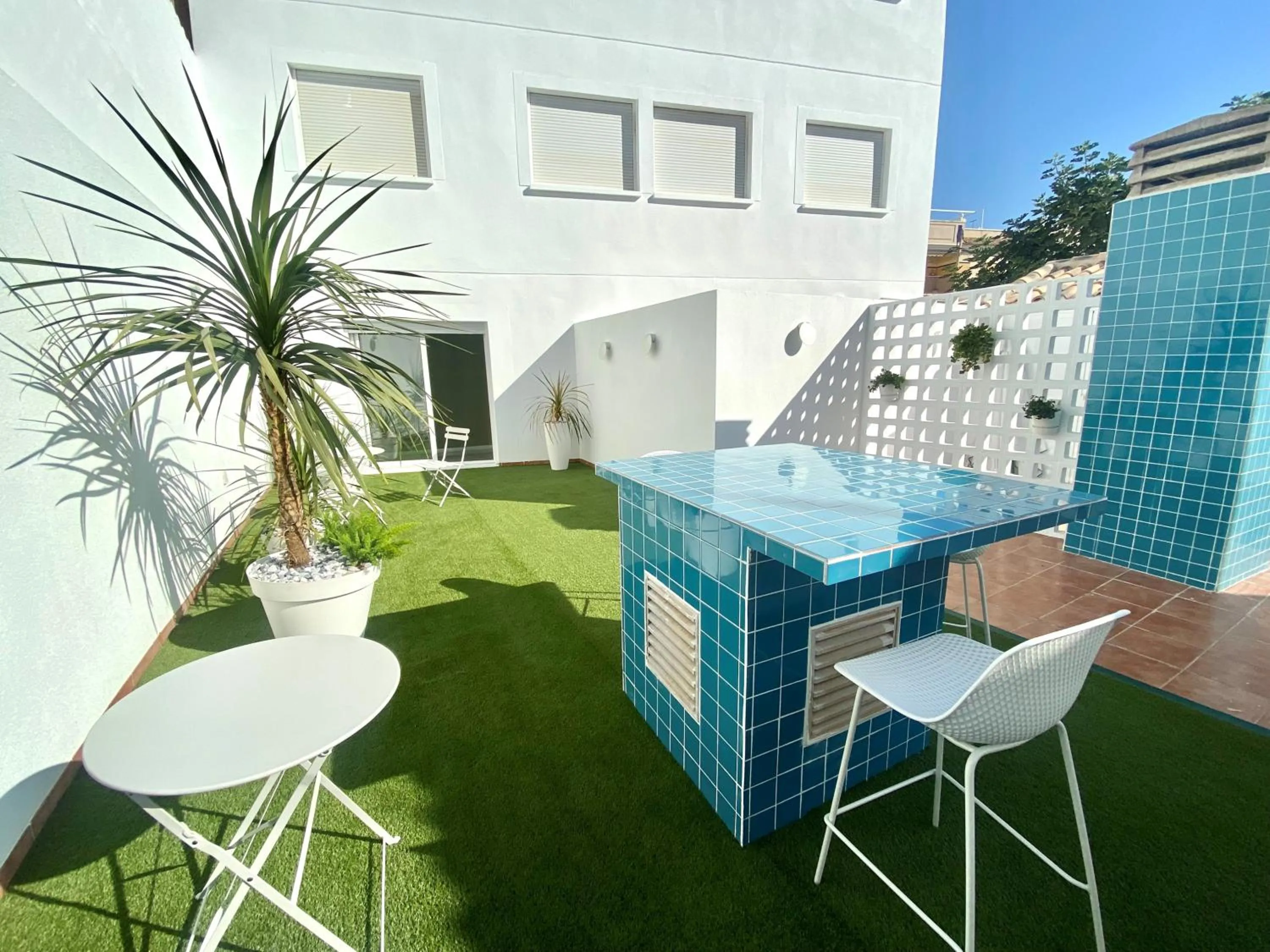 Patio in Apartamentos 525 Los Narejos