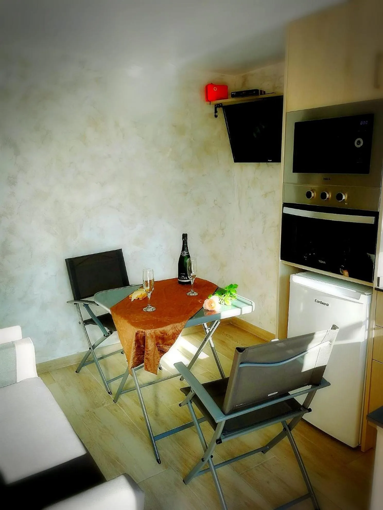 Kitchen or kitchenette in Escapada de ciudad al aire libre