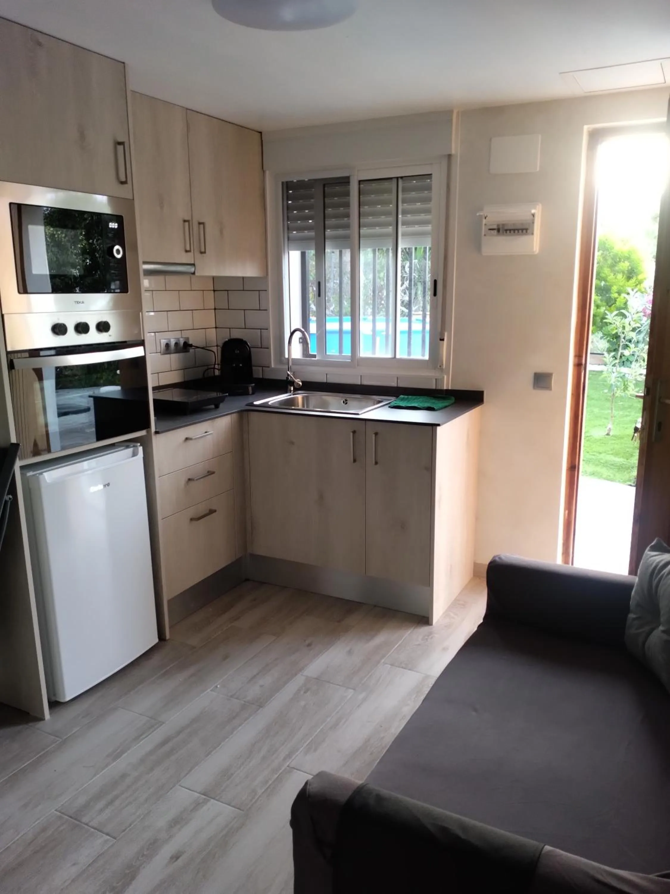 Kitchen or kitchenette in Escapada de ciudad al aire libre