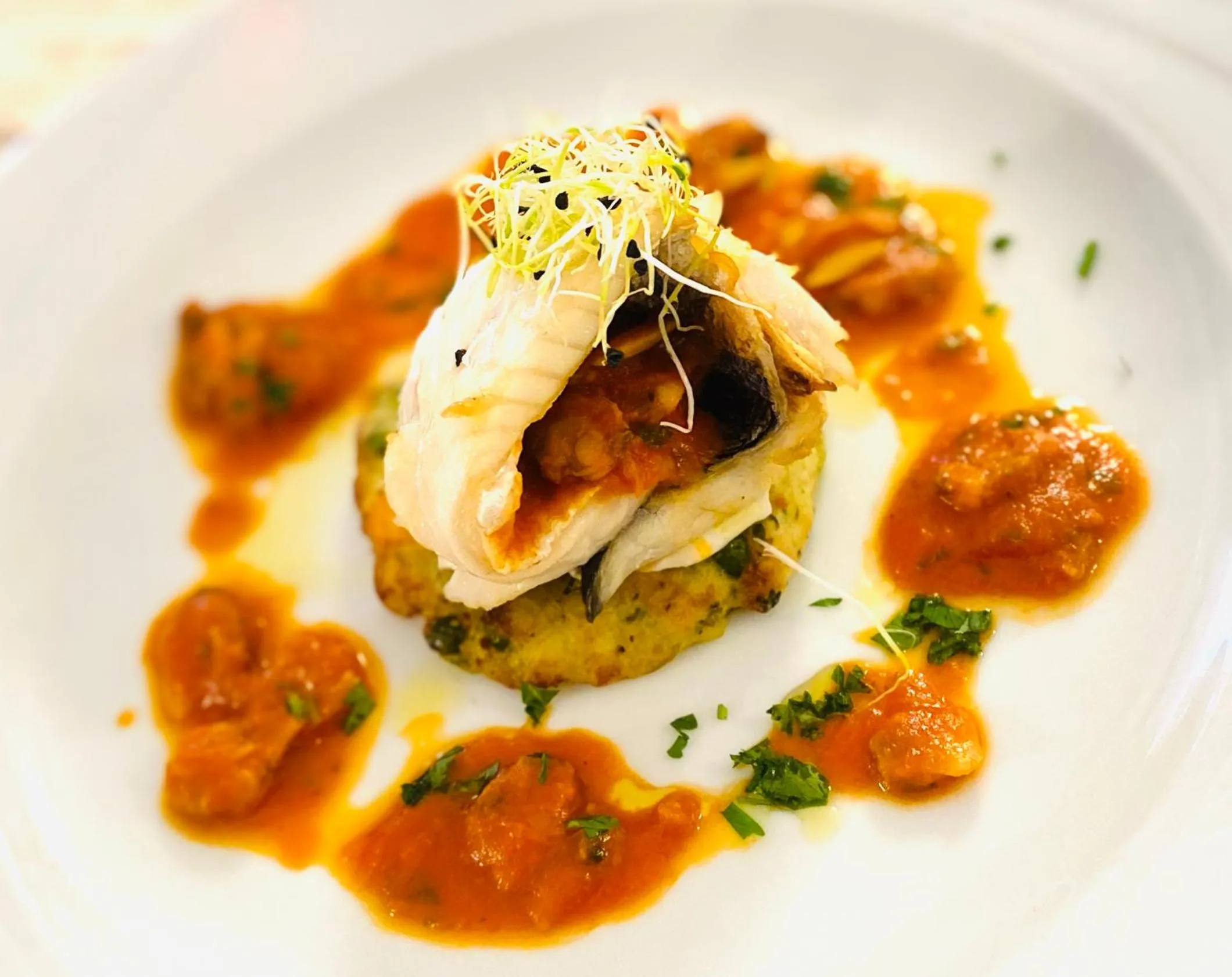 Food close-up in Hotel Meridianus