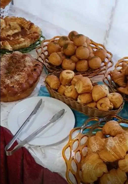 Continental breakfast in Artal Taiba Hotel