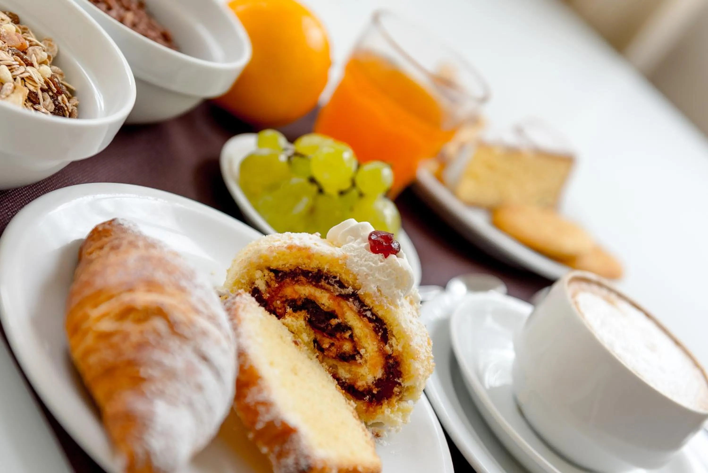 Buffet breakfast in Hotel Club Village Maritalia