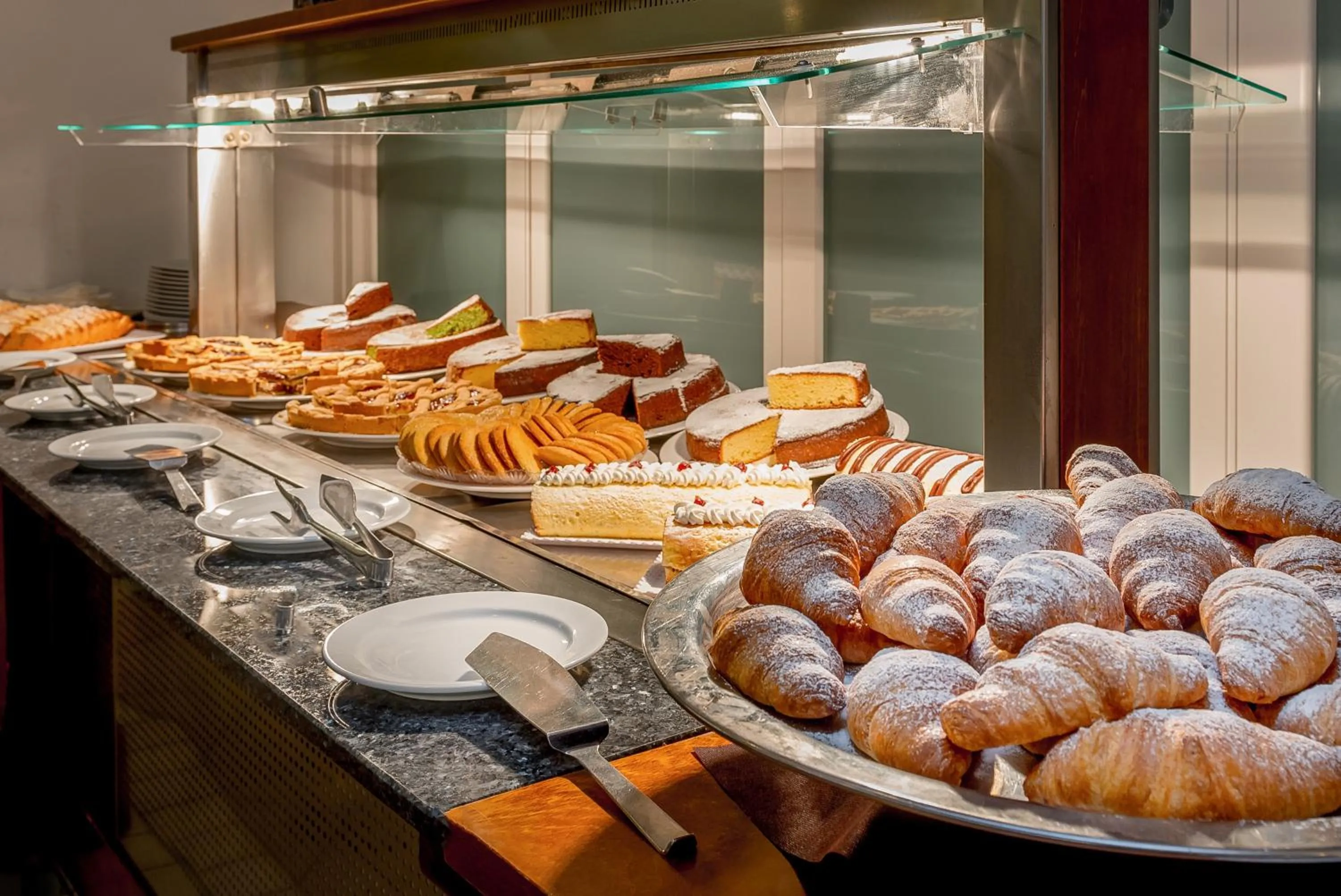 Buffet breakfast in Hotel Club Village Maritalia