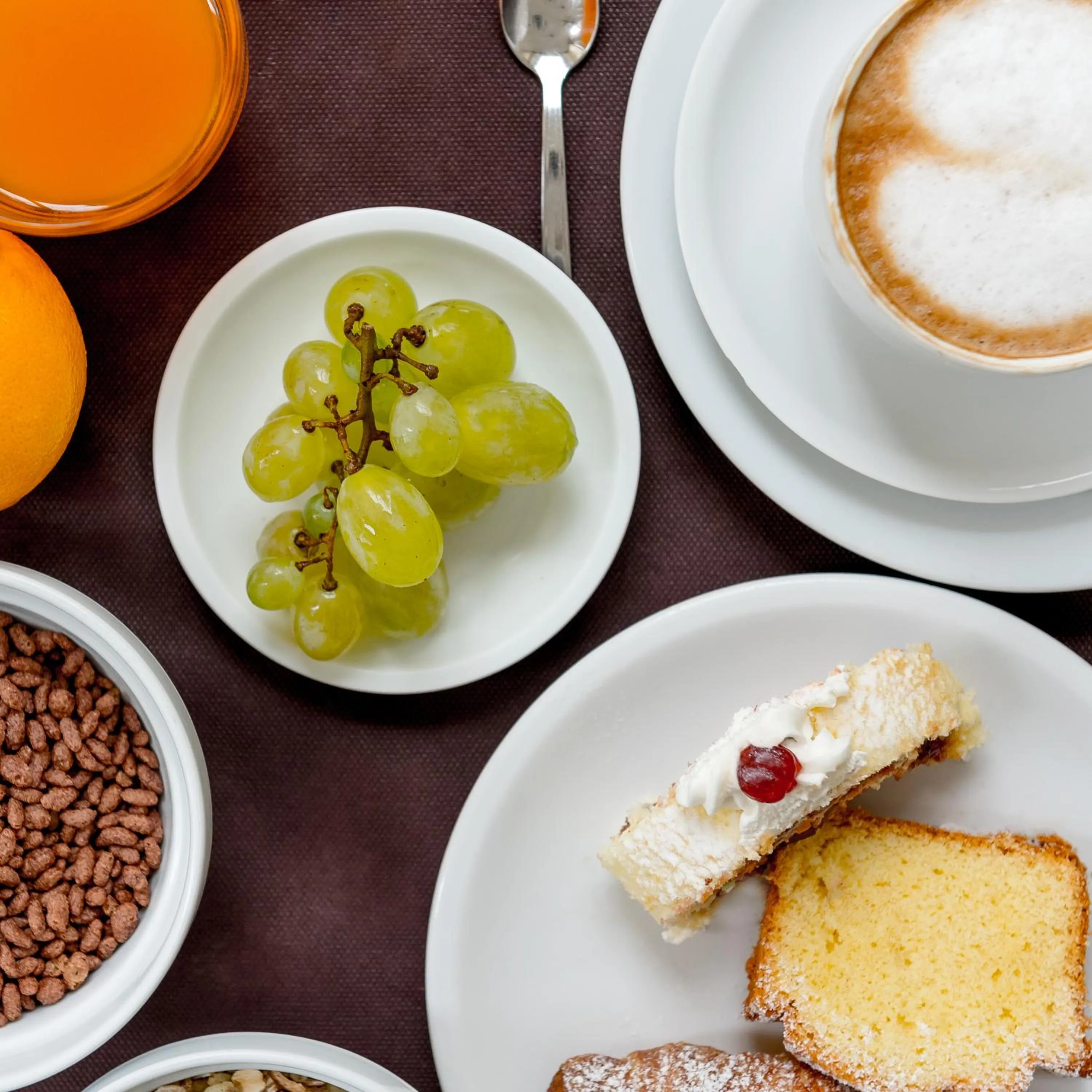 Buffet breakfast in Hotel Club Village Maritalia