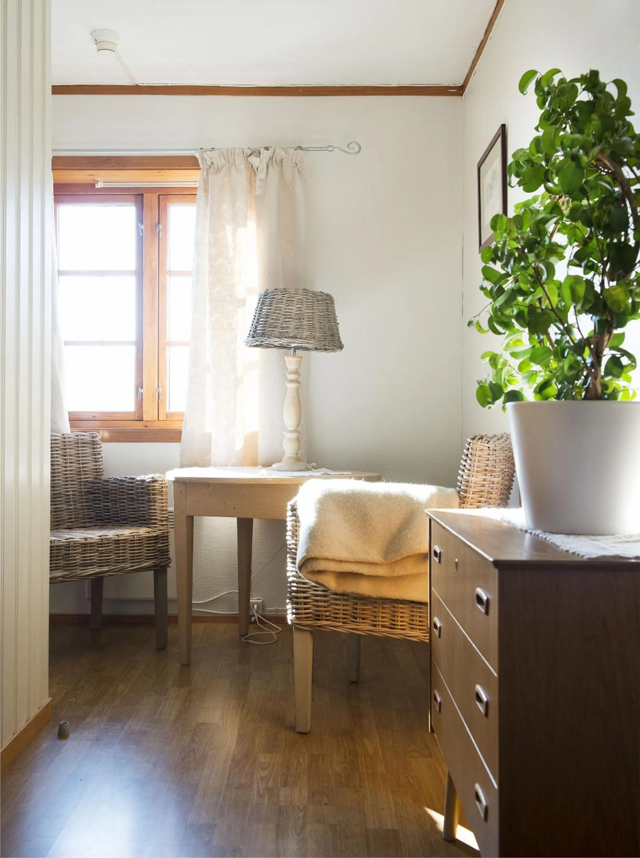 Seating area in Glomstad Gjestehus