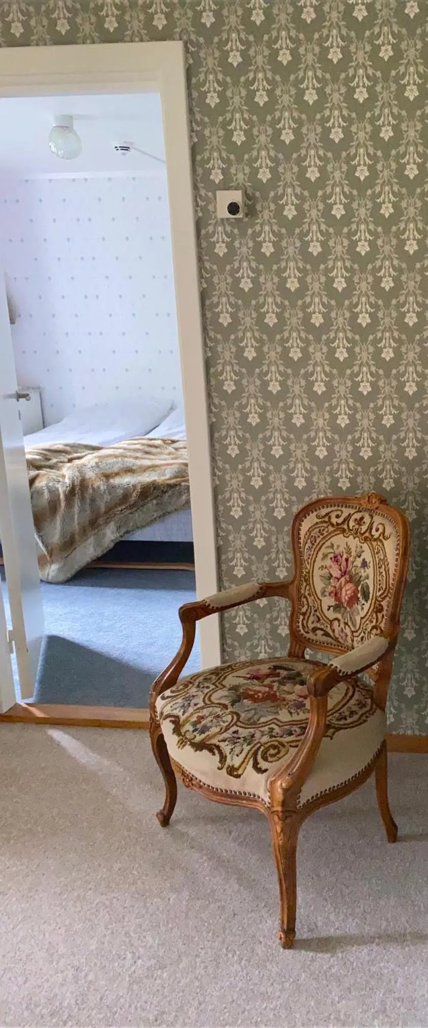 Bed in Glomstad Gjestehus