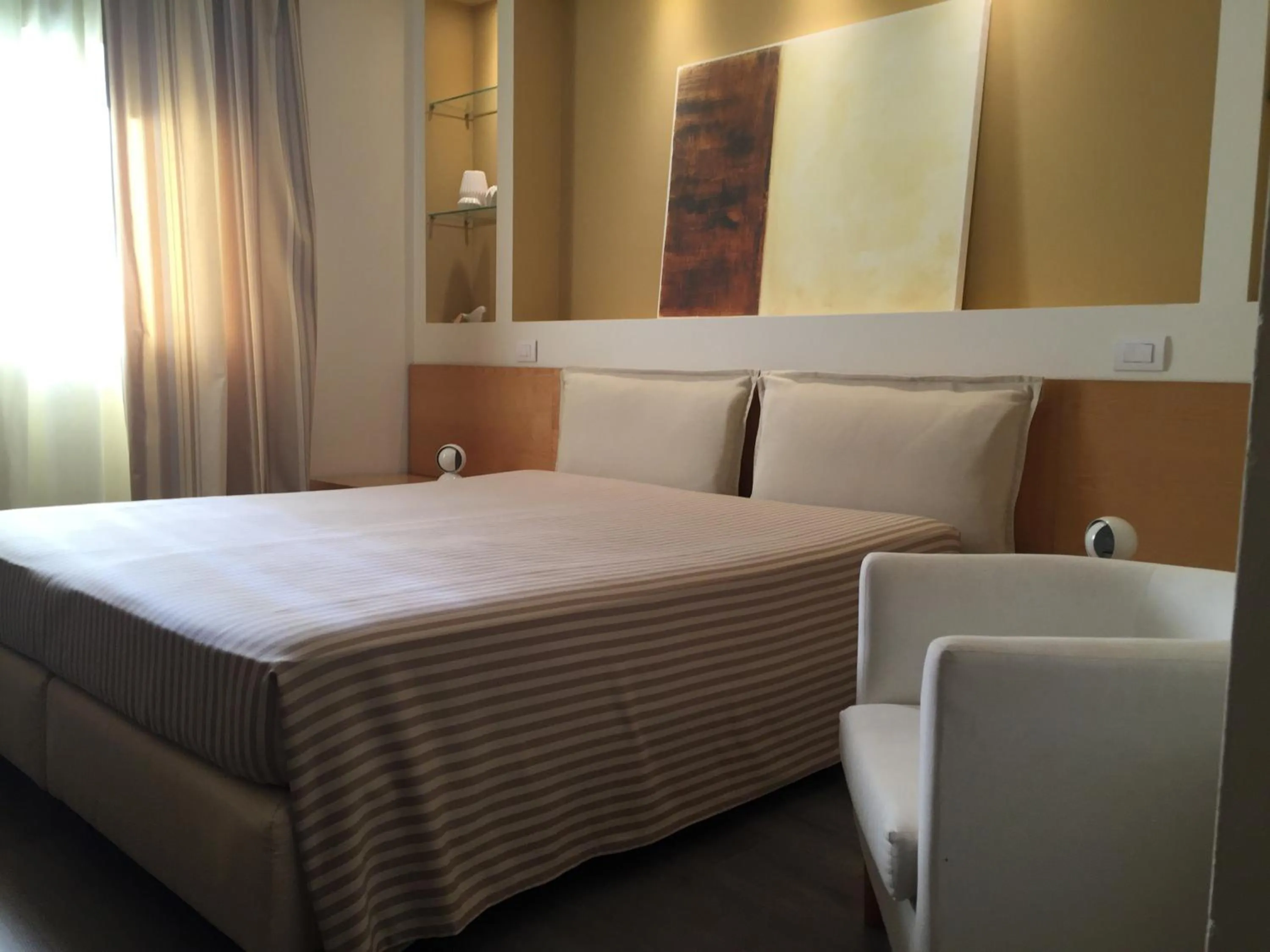 Balcony/Terrace, Bed in Locanda Dell'Angelo