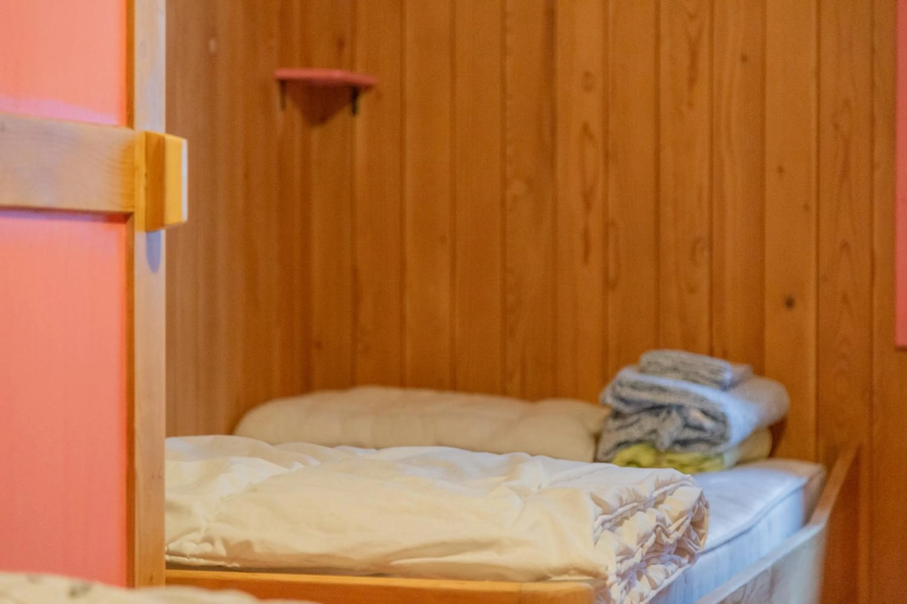 Bed in Kunst- und Naturfreundehaus Brünig