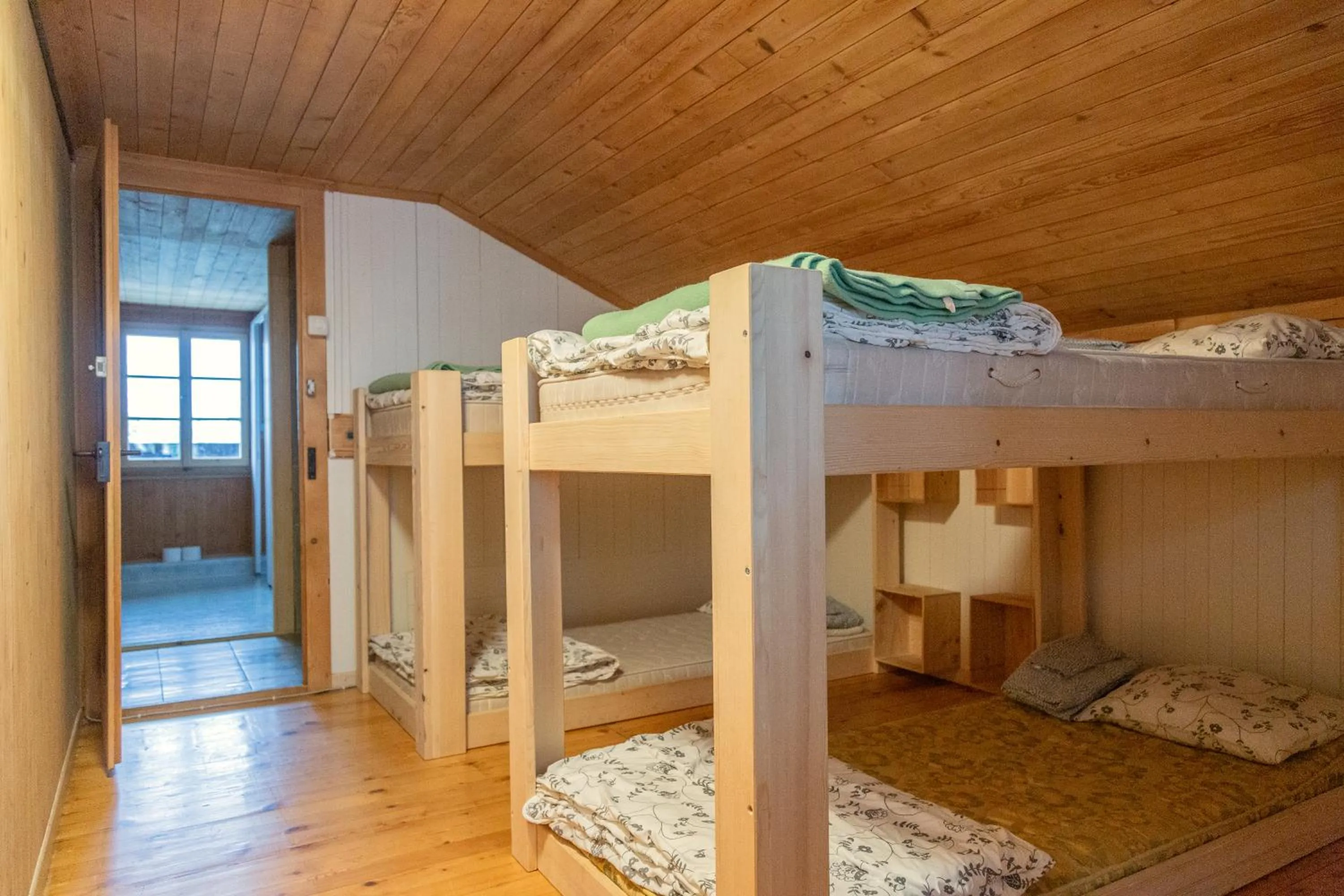 Bed in Kunst- und Naturfreundehaus Brünig