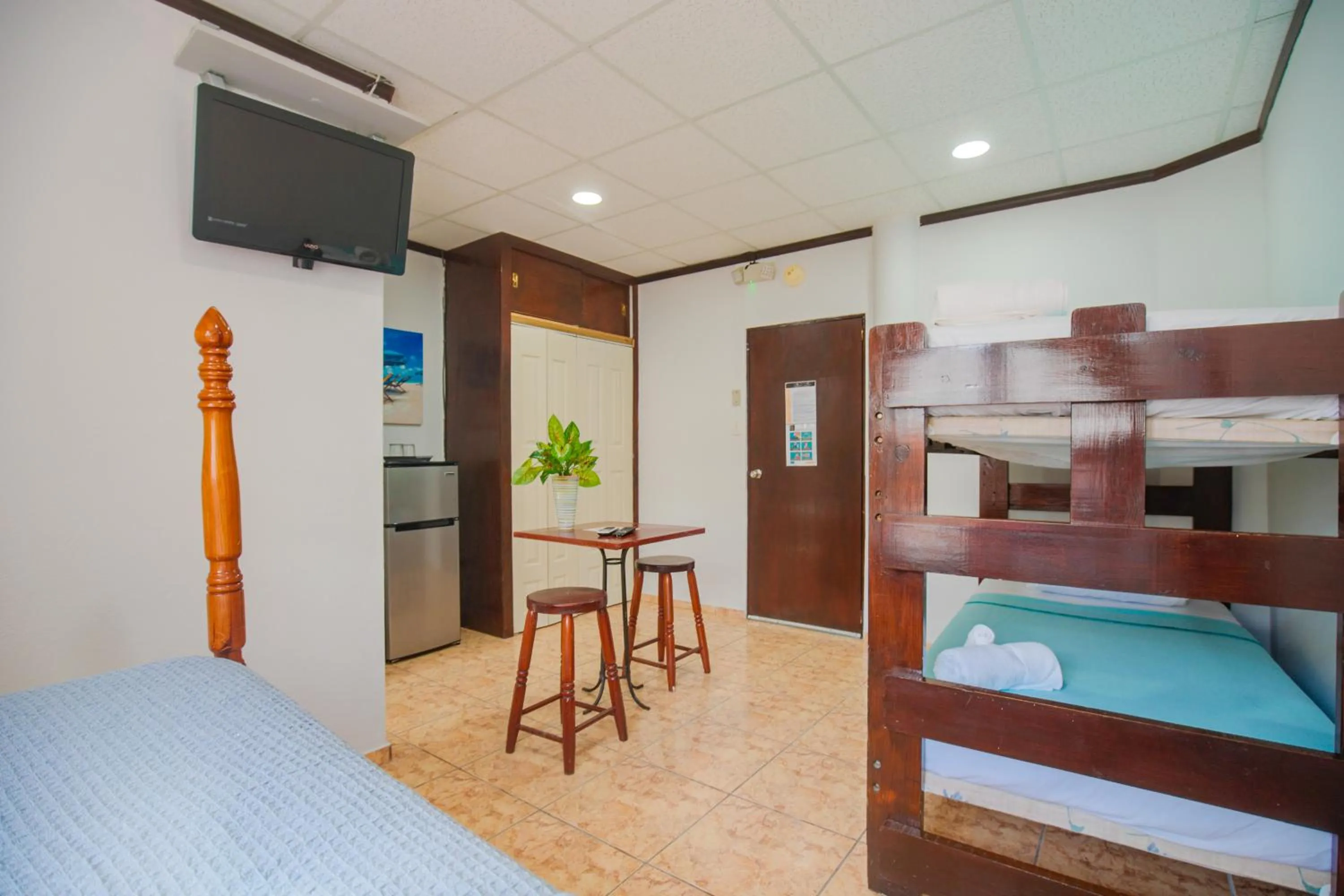 Bed in Wild Flowers Rooms