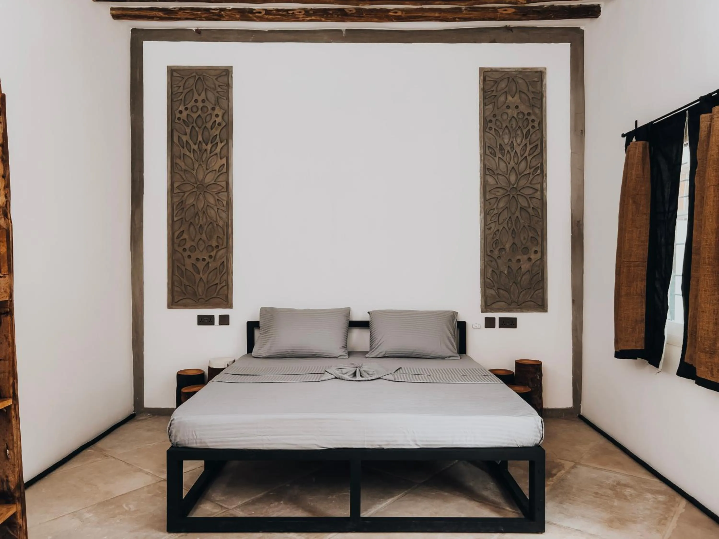 Bed in BaraBara Eat&Sleep